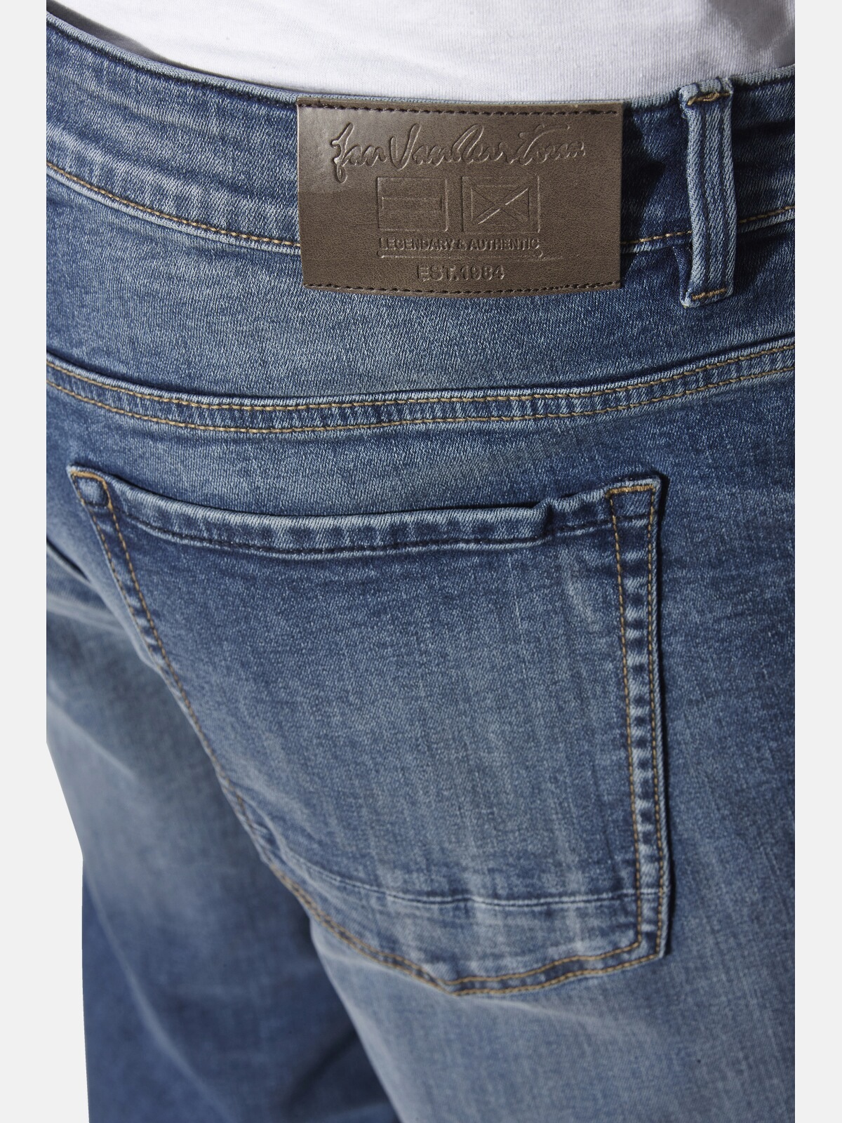Jan Vanderstorm Harlorf Jeans Bermuda Blau Gr. 66 3