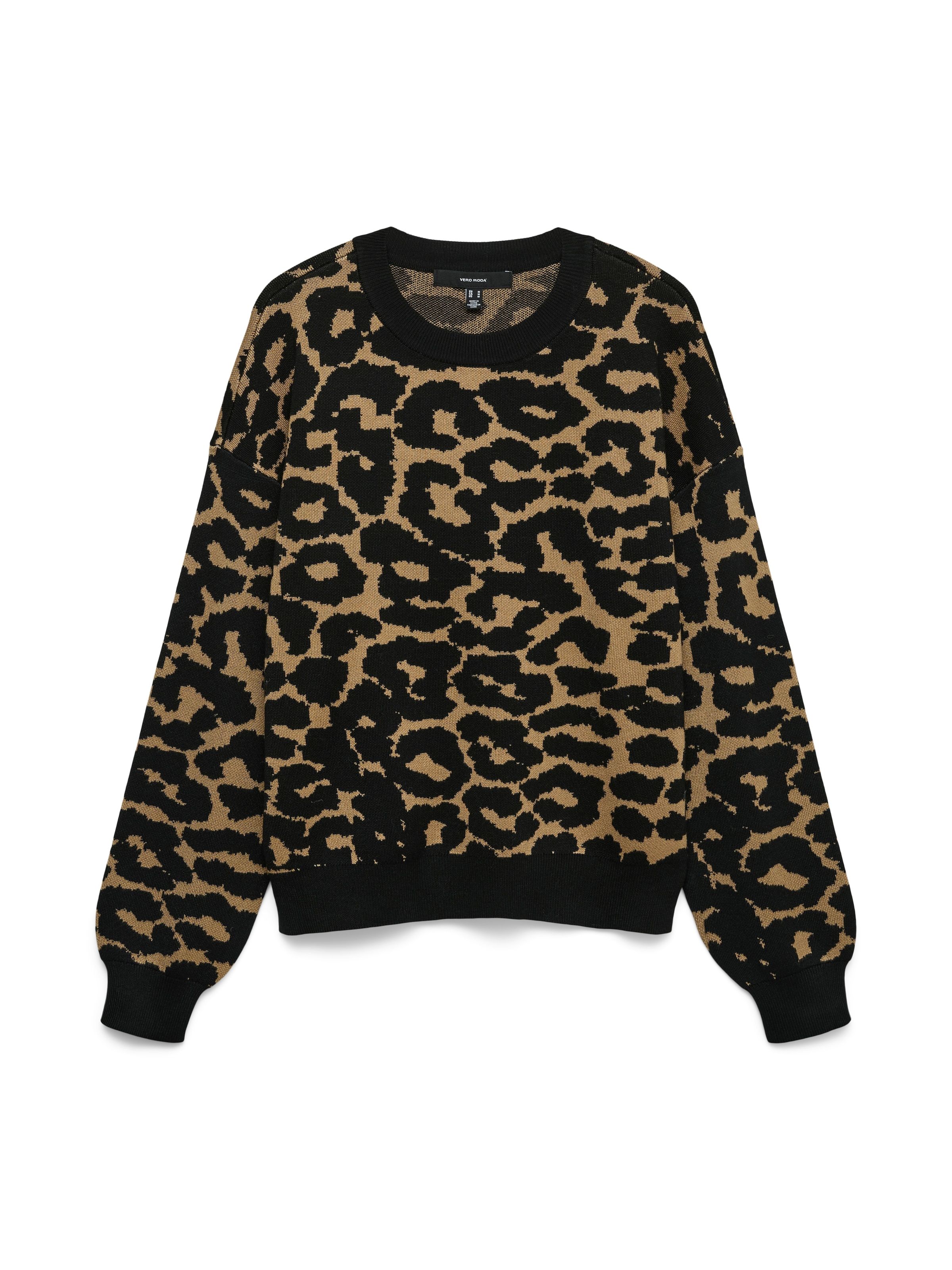 Vero Moda Strickpullover »VMSILJEANIMAL LS O-NCK PULLOVER GA NOOS«
