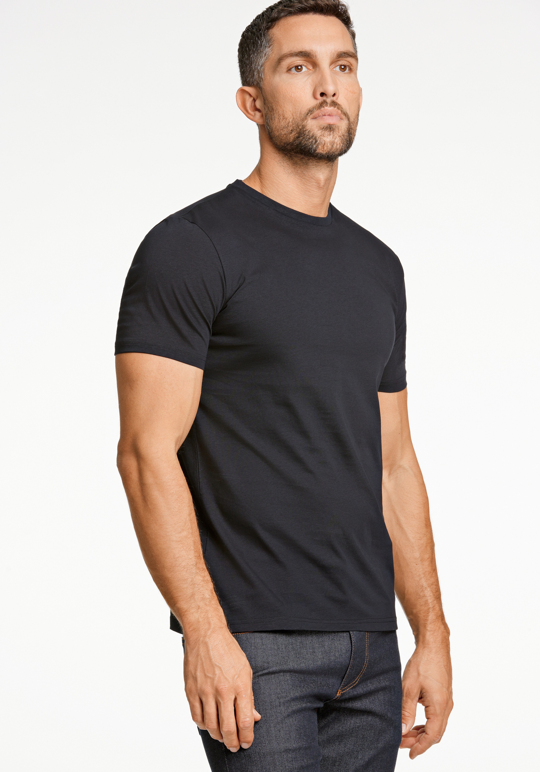 LINDBERGH Kurzarmshirt "T-Shirt (Kurzarm) Relaxed Fit"