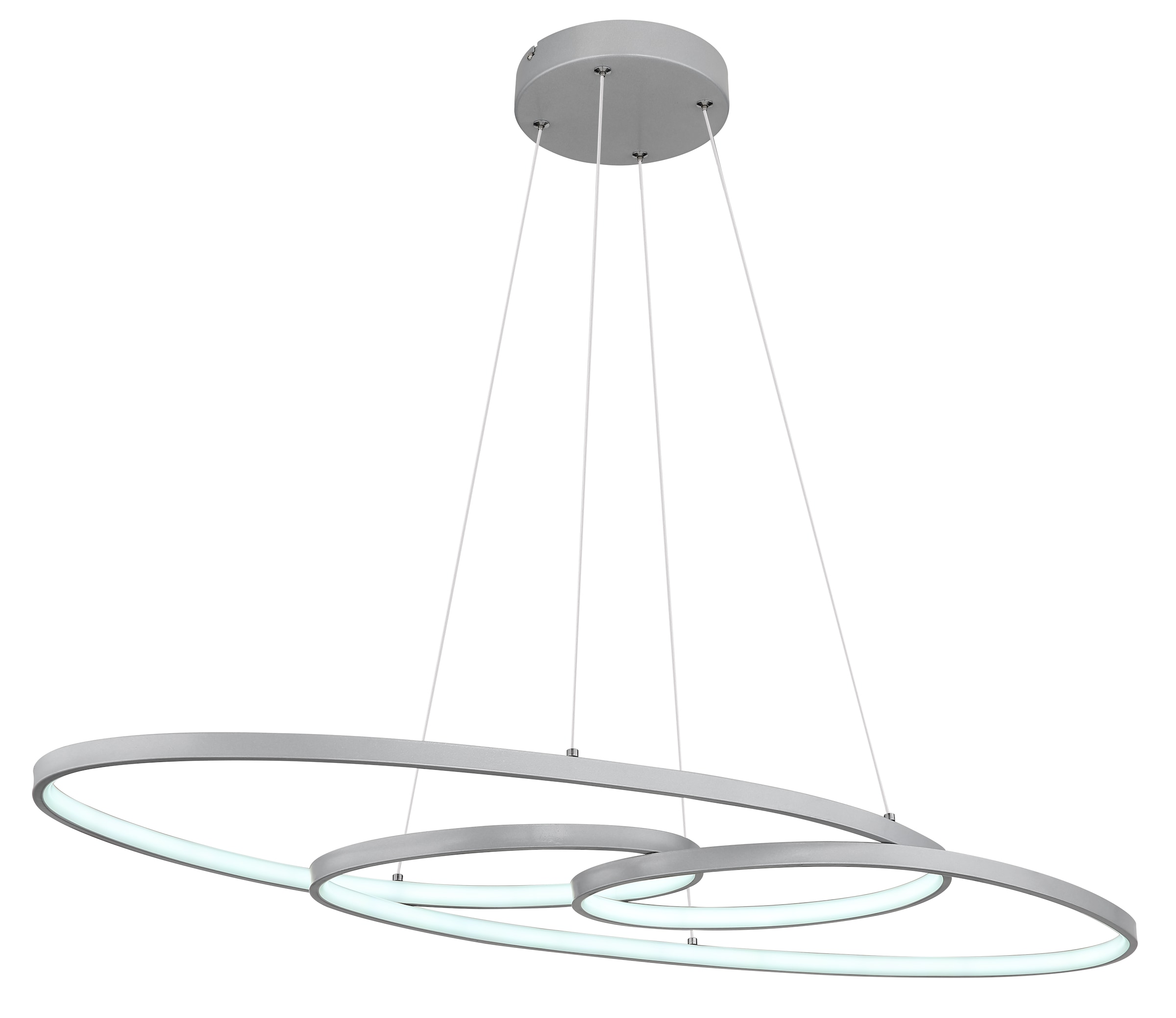 GLOBO LIGHTING LED Pendelleuchte »SPIRA«, Leuchtmittel LED-Modul | LED fest integriert, Hängelampe/Hängeleuchte/Wohnzimmer/Esstisch/elegant