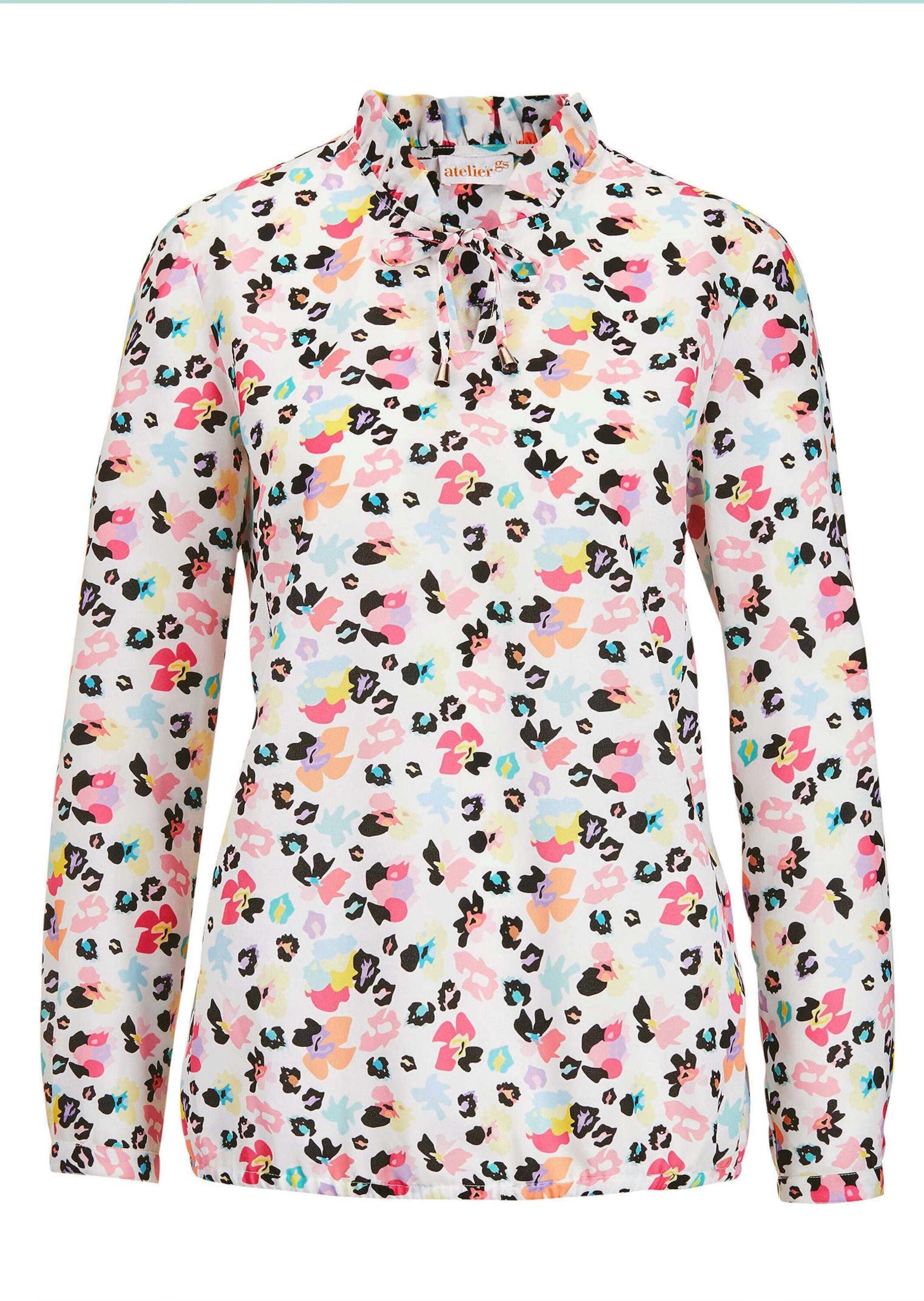 GOLDNER Langarmbluse "Zeitlose Bluse mit einzigartigem Druck" günstig online kaufen