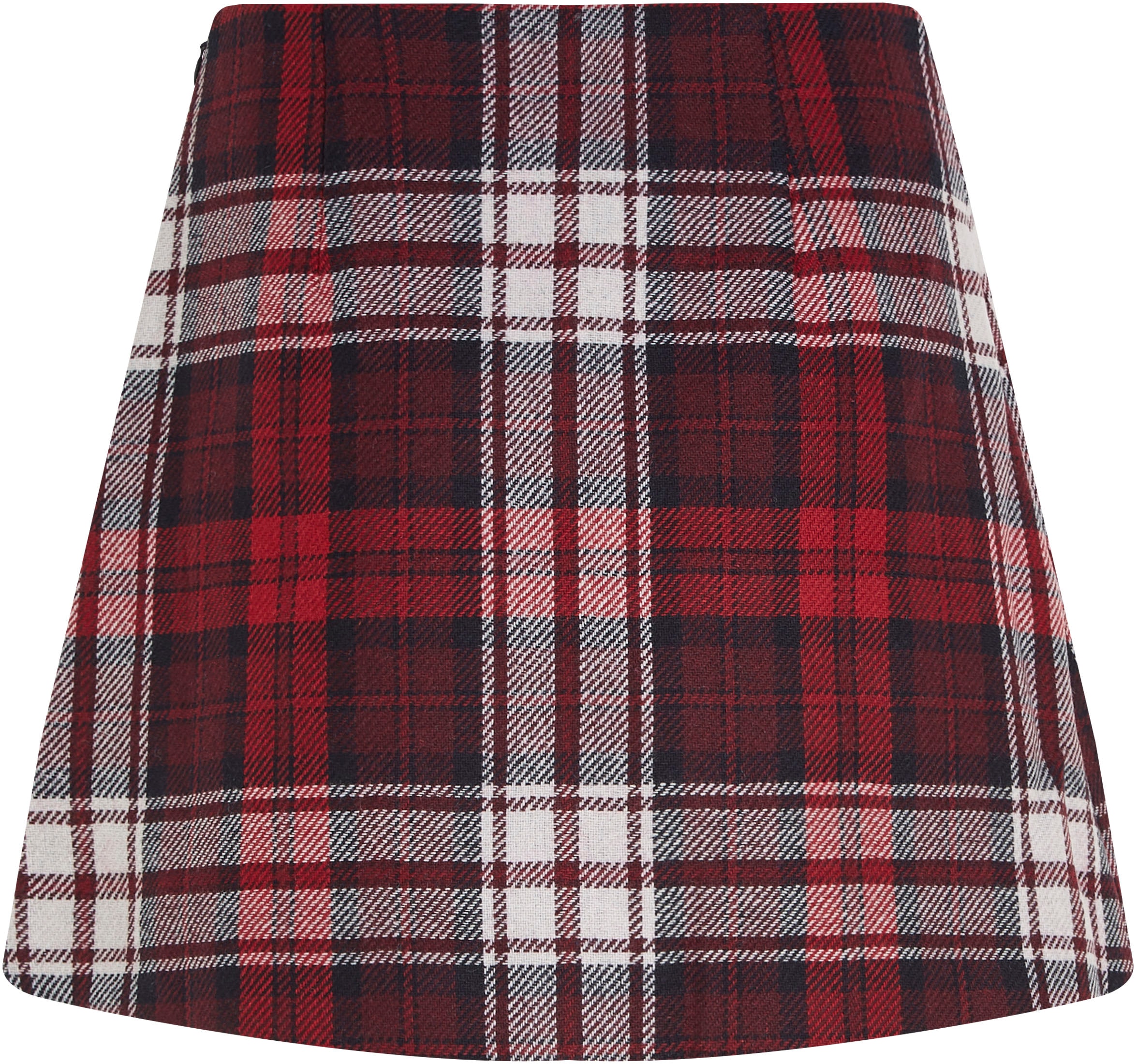 Tommy kaufen Bleistiftrock mit Hilfiger »TARTAN Metall-Label BAUR MINI kleinem für SKIRT«, |