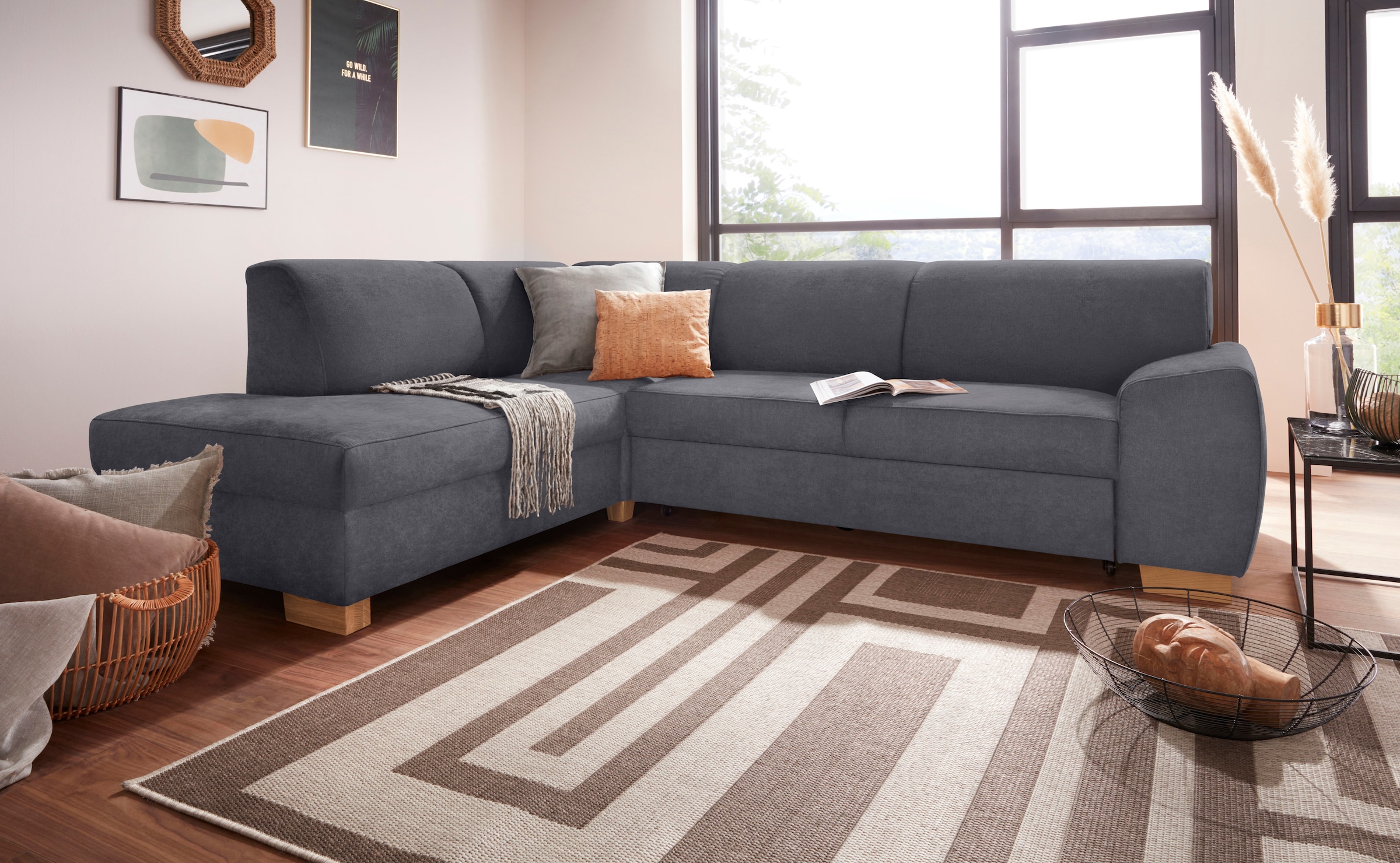 DOMO collection Ecksofa "Incanto kubische Formensprache, komfortabel, L-For günstig online kaufen