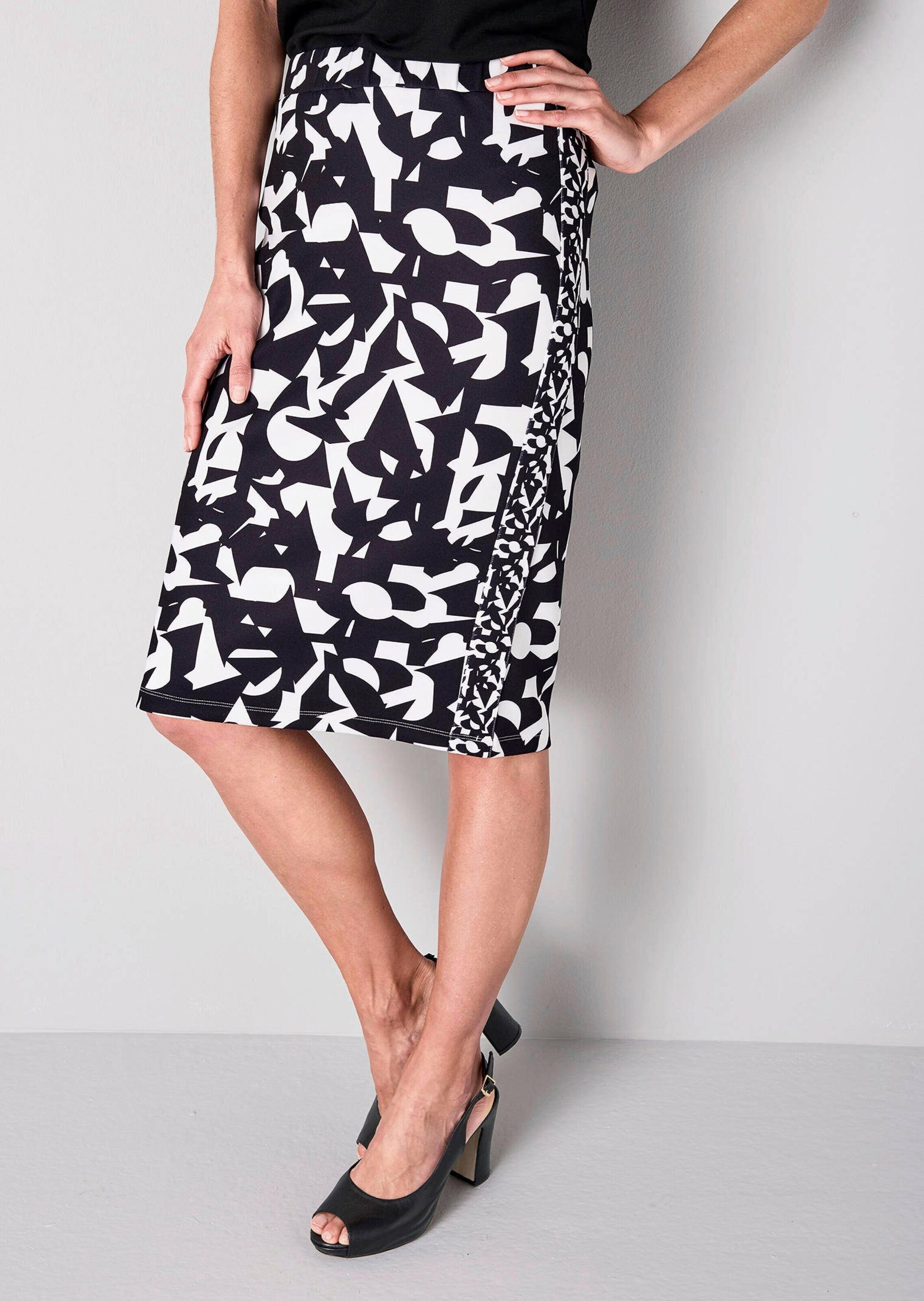 Alba Moda Bleistiftrock »Rock Rock mit grafischem Druck«