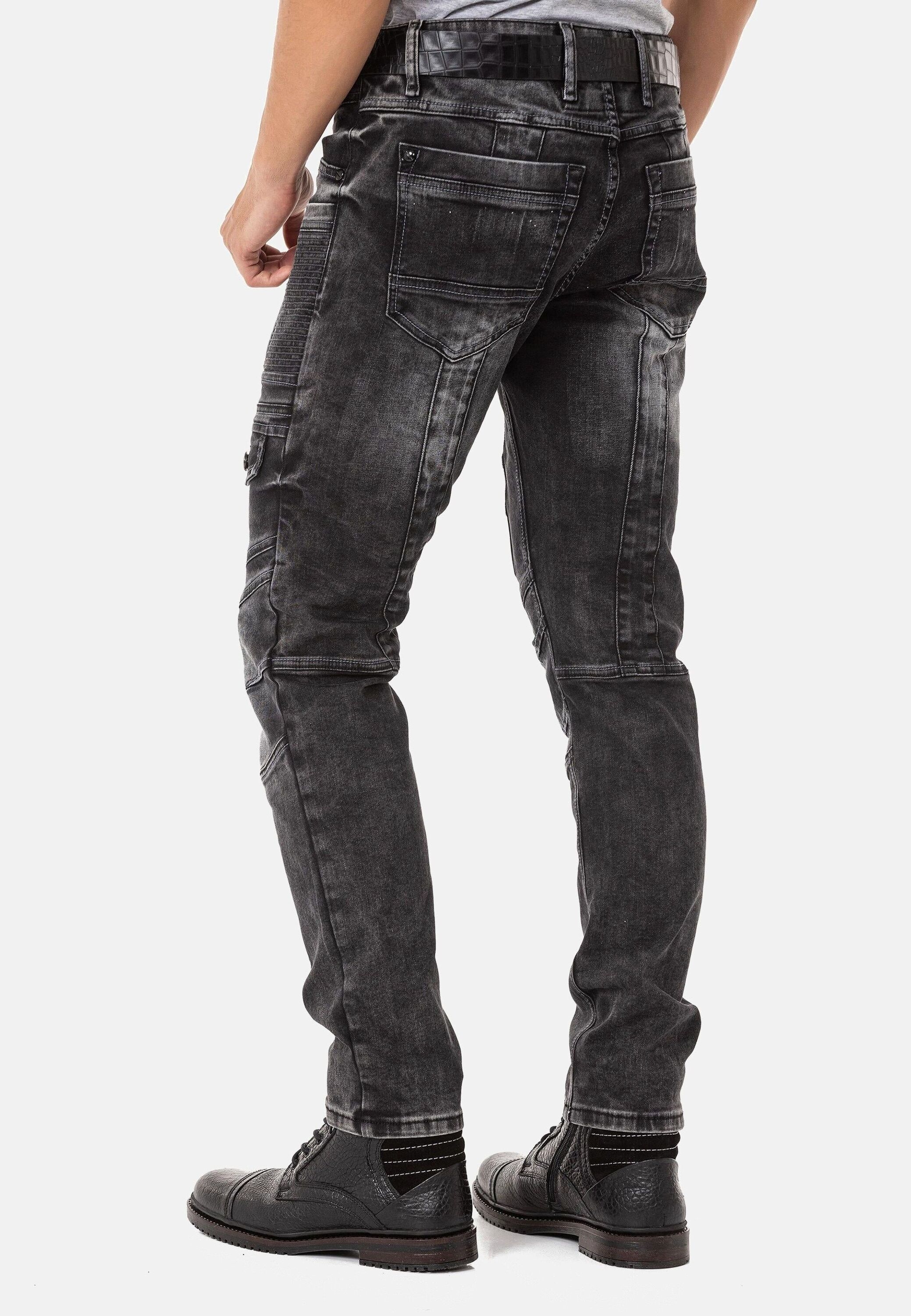 Cipo & Baxx 5-Pocket-Jeans "Jeans", Jeans im Used-Look günstig online kaufen