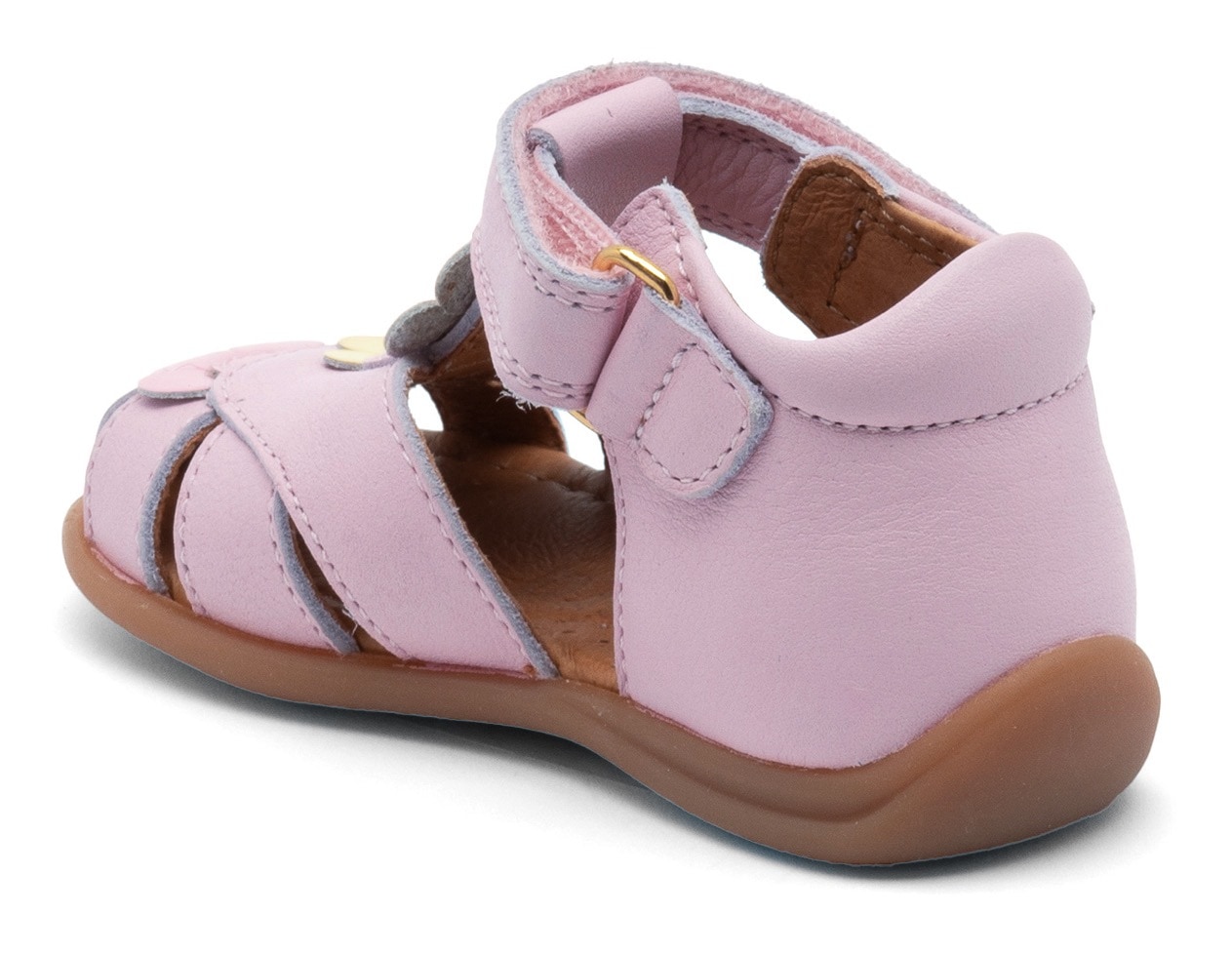 Bisgaard Sandale »oline Weite: normal«, Babyschuh, Festtagsschuh mit Klett, Größenschablone zum Download
