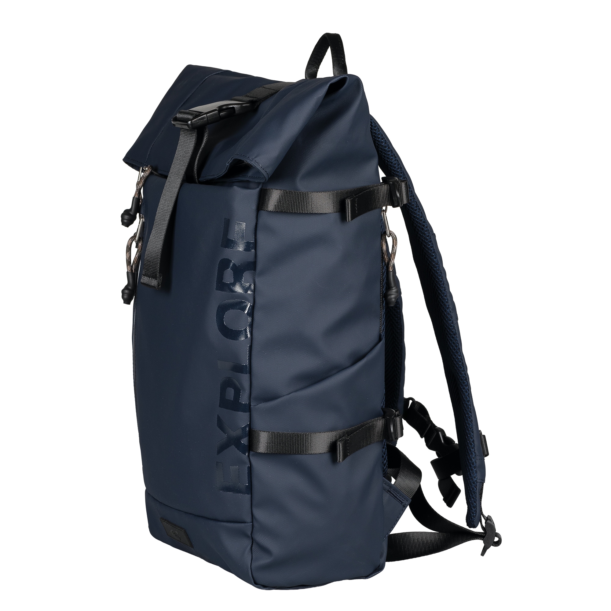 camel active Rucksack »Explore« wasserabweisendes recyceltes Nylon und reflektierende Reißverschlüsse
