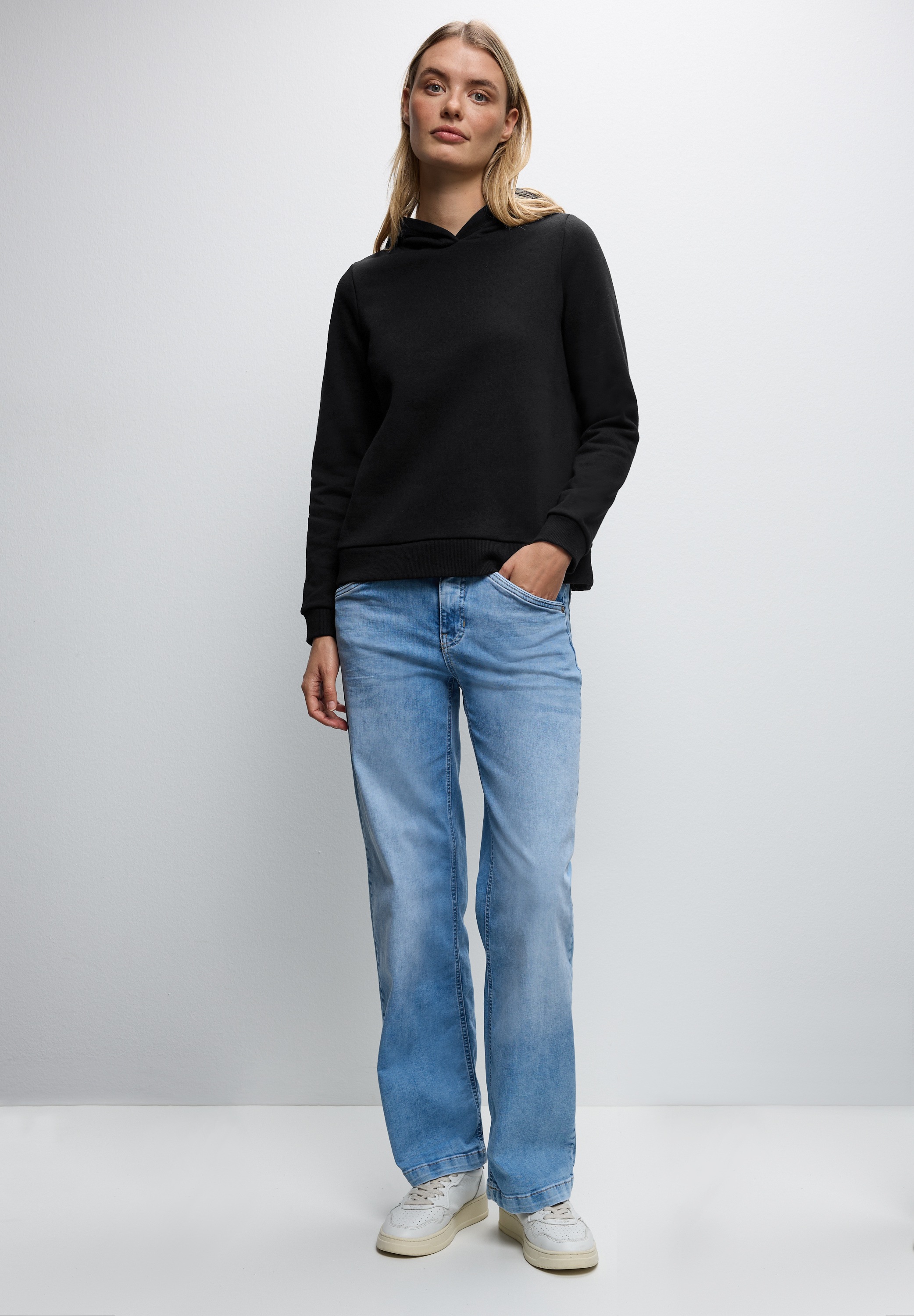 Thumbnail - STREET ONE Hoodie, im soften Baumwoll-Mix