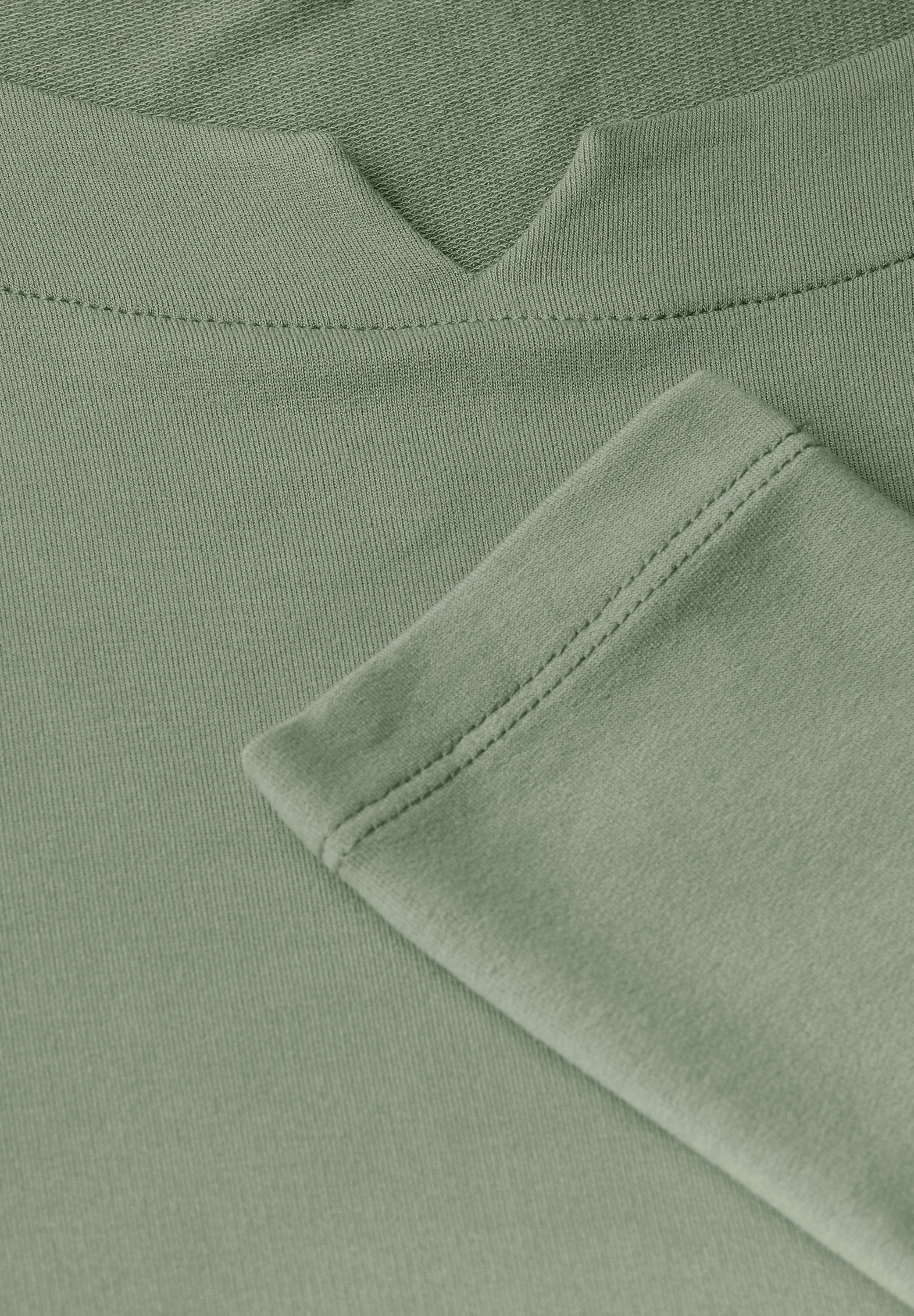 STREET ONE Langarmshirt, mit Elastiksaum