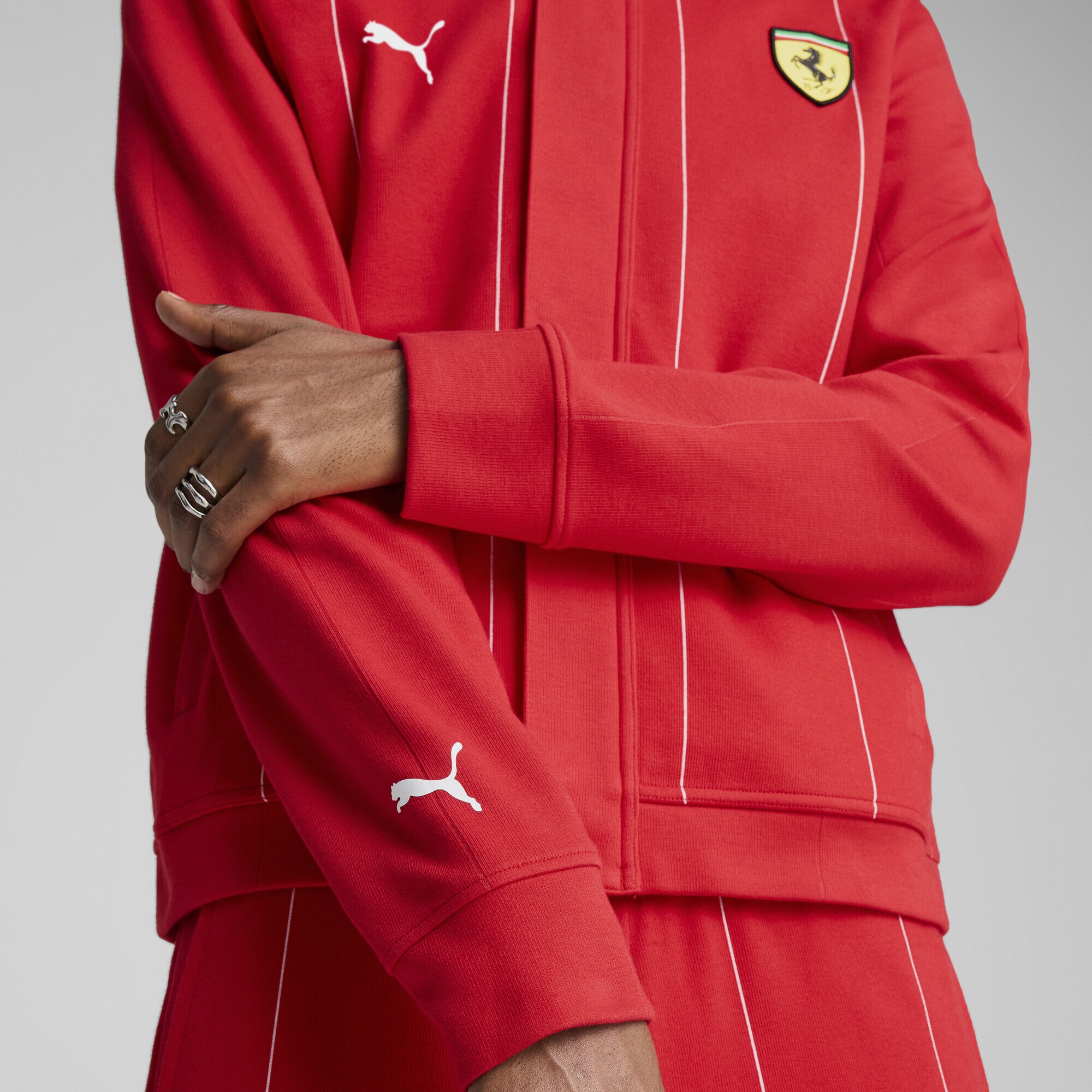 PUMA Sweatjacke »Scuderia Ferrari HP Race Premium Jacke Herren«