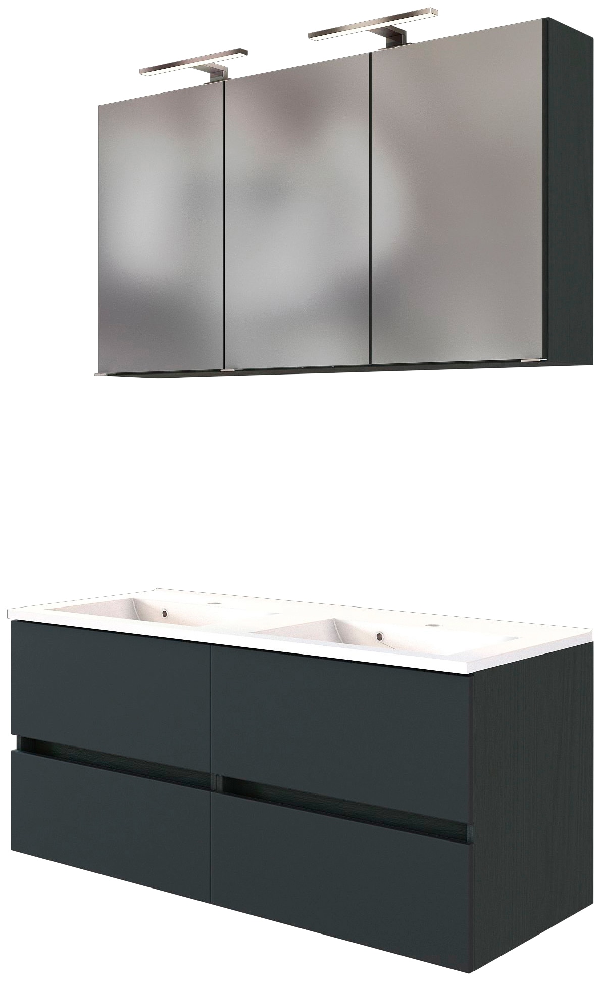 welltime Badmöbel-Set "Baabe" Set, 2 Stk. tlg. Breite 120 cm, inkl. Mineral günstig online kaufen