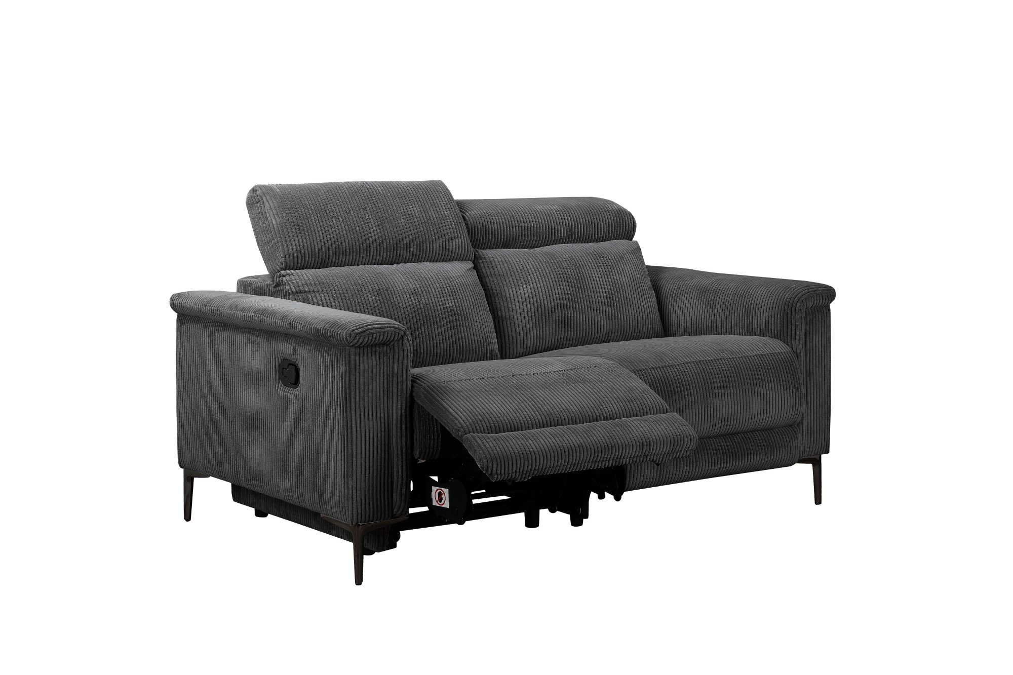 Places of Style 2-Sitzer »Lund in Cord, mit manueller o. elektrischer«, Relaxfunktion, USB-A, Kopfteilverstellung, Breite 160 cm