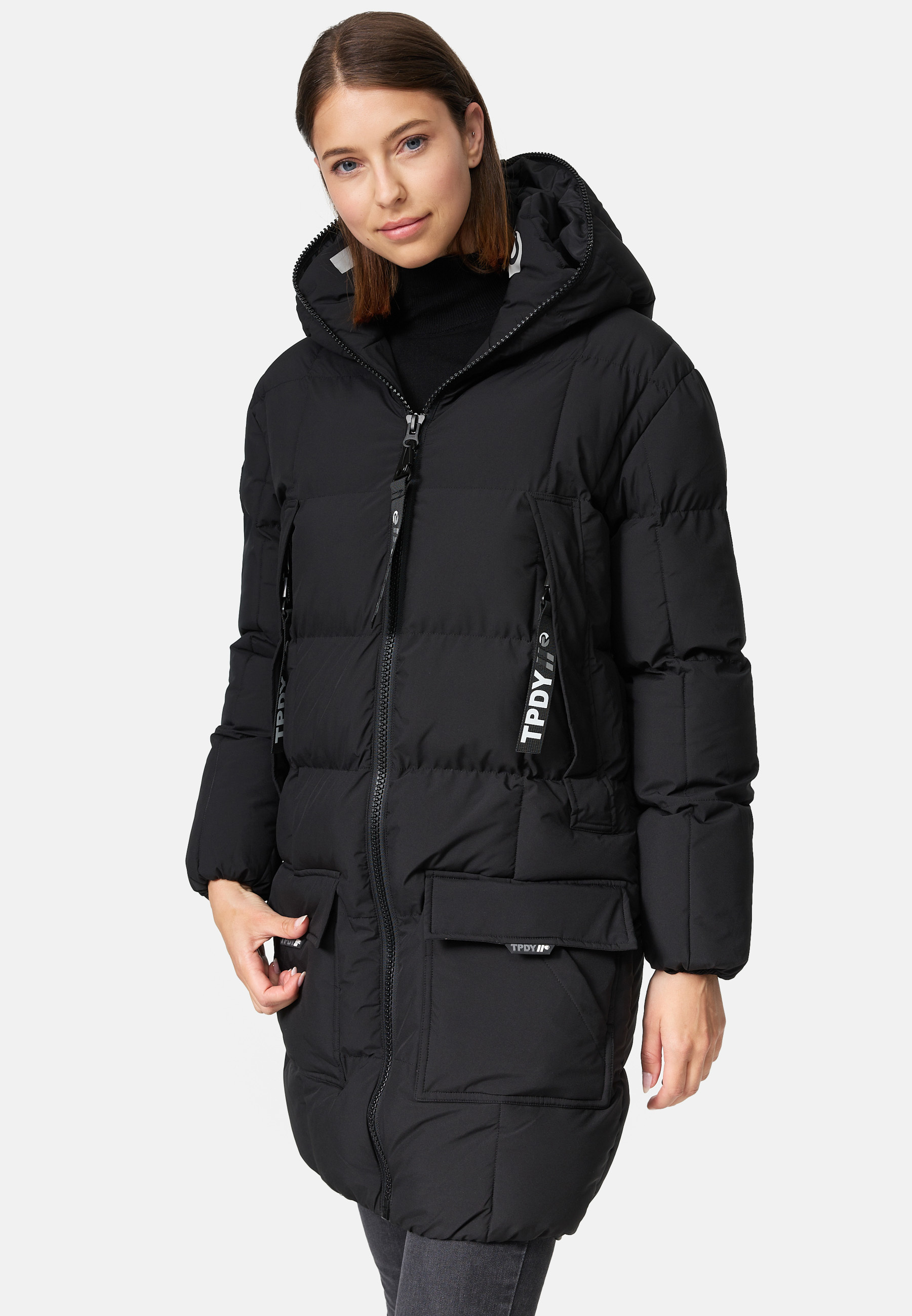 trueprodigy Winterjacke "Willo F Reflektierender Innenkragen" mit Kapuze