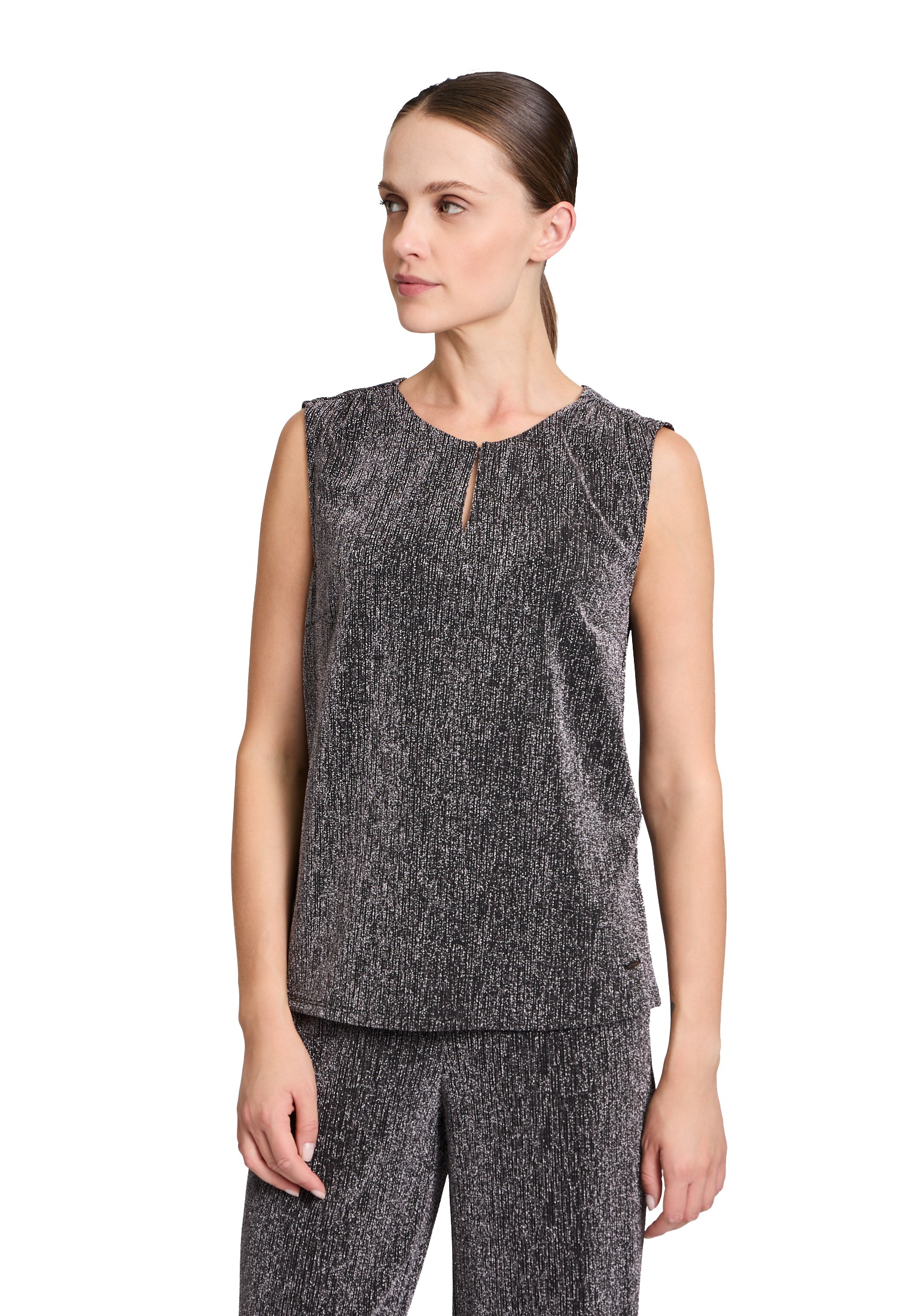 Betty&Co Schlupfbluse "Betty & Co Damen Schlupfbluse ohne Arm" günstig online kaufen