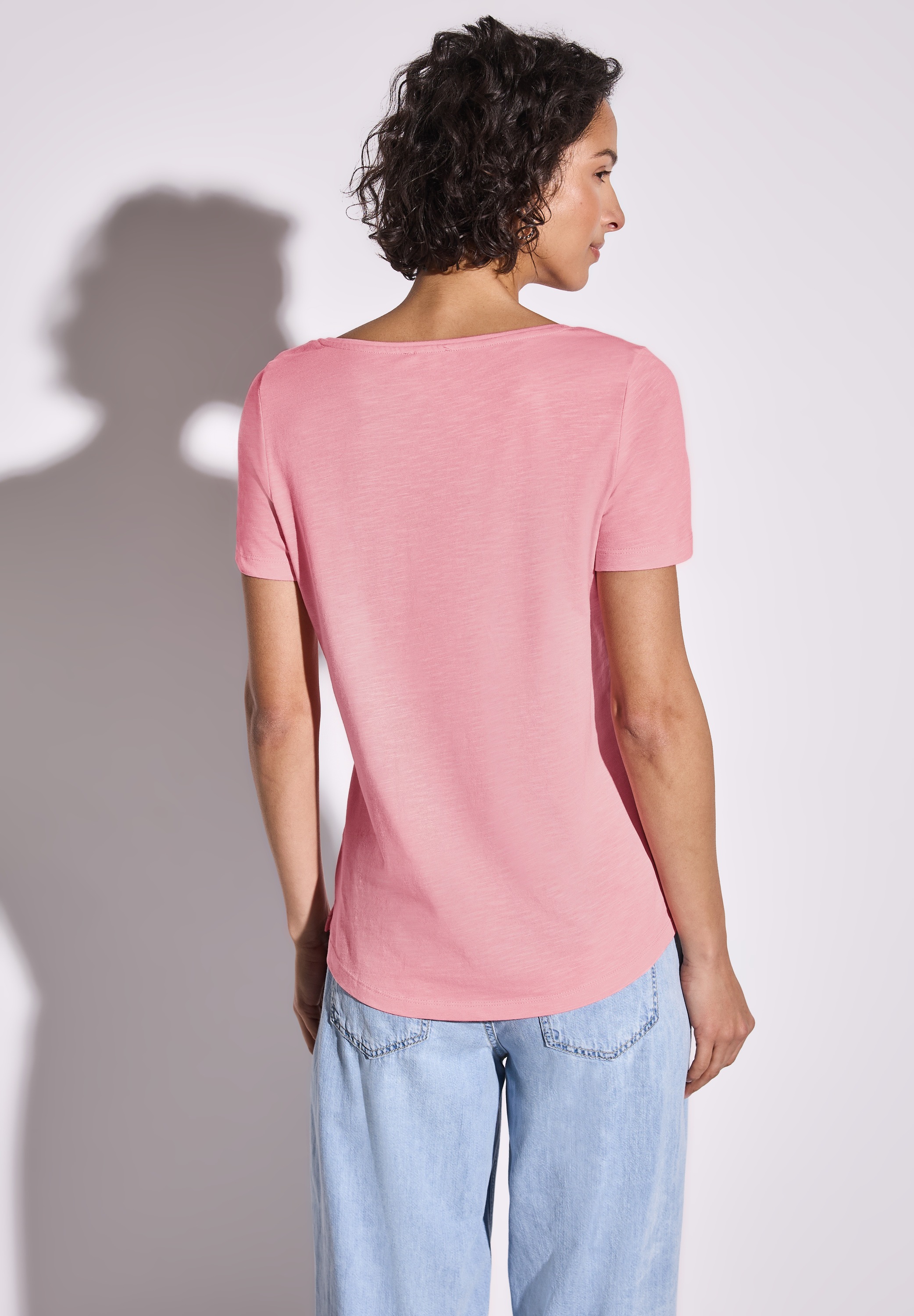STREET ONE V-Shirt, mit V-Ausschnitt günstig online kaufen