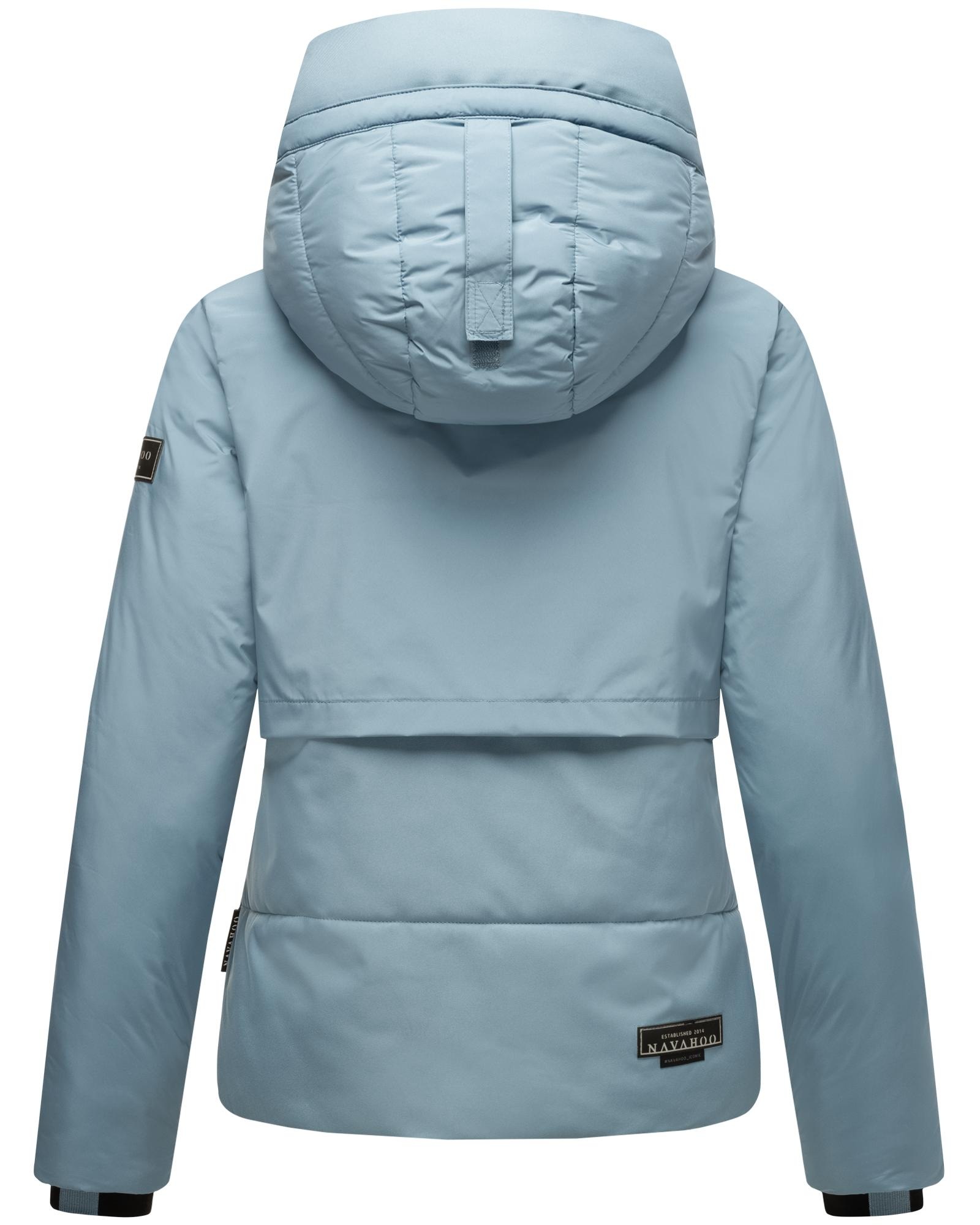 Navahoo Steppjacke »Liebesküken XIV«, mit Kapuze, modische Damen Winterjacke mit Fleece-Innenfutter