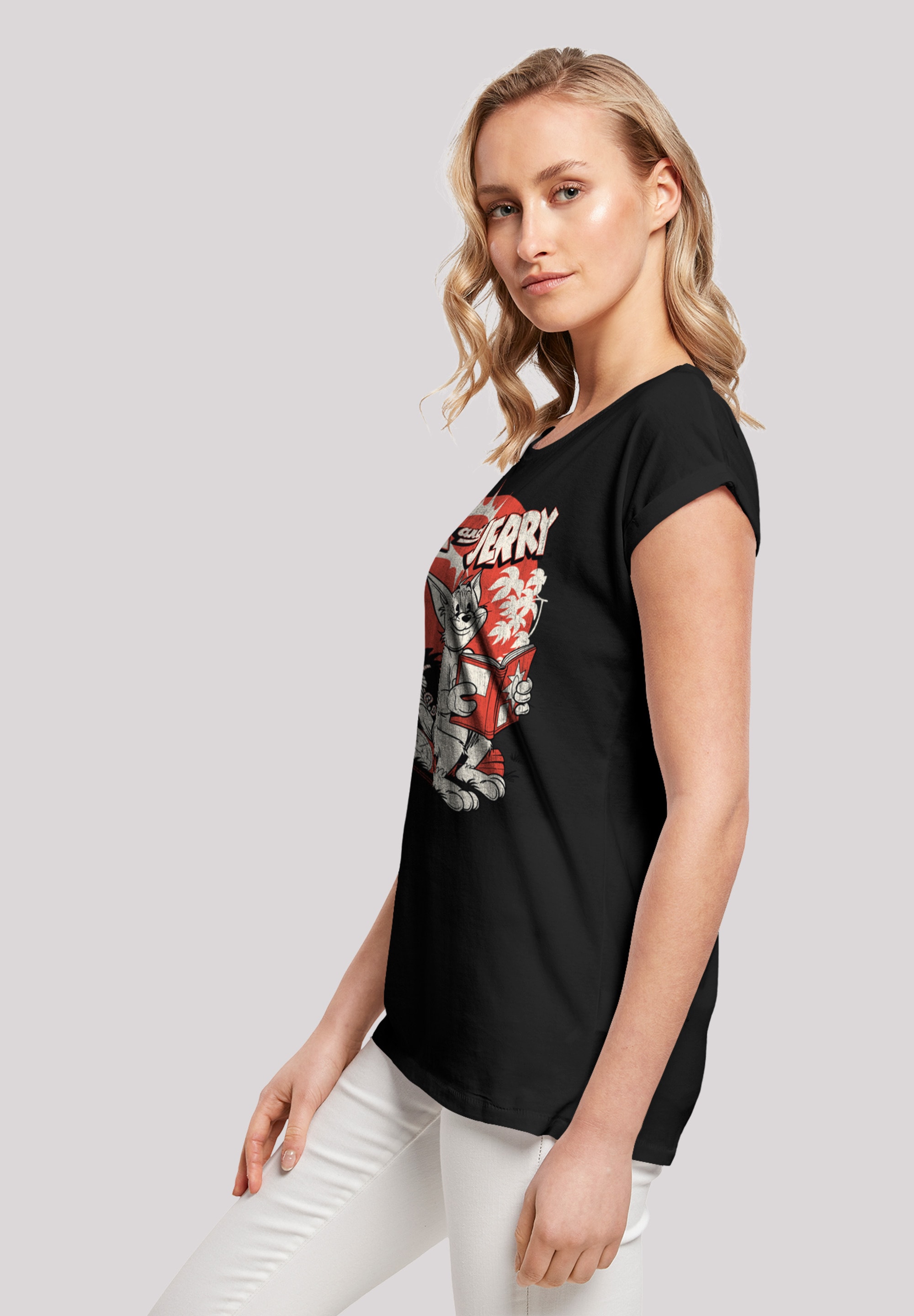 F4NT4STIC T-Shirt »Tom and Jerry TV Serie Rocket Prank«, Print