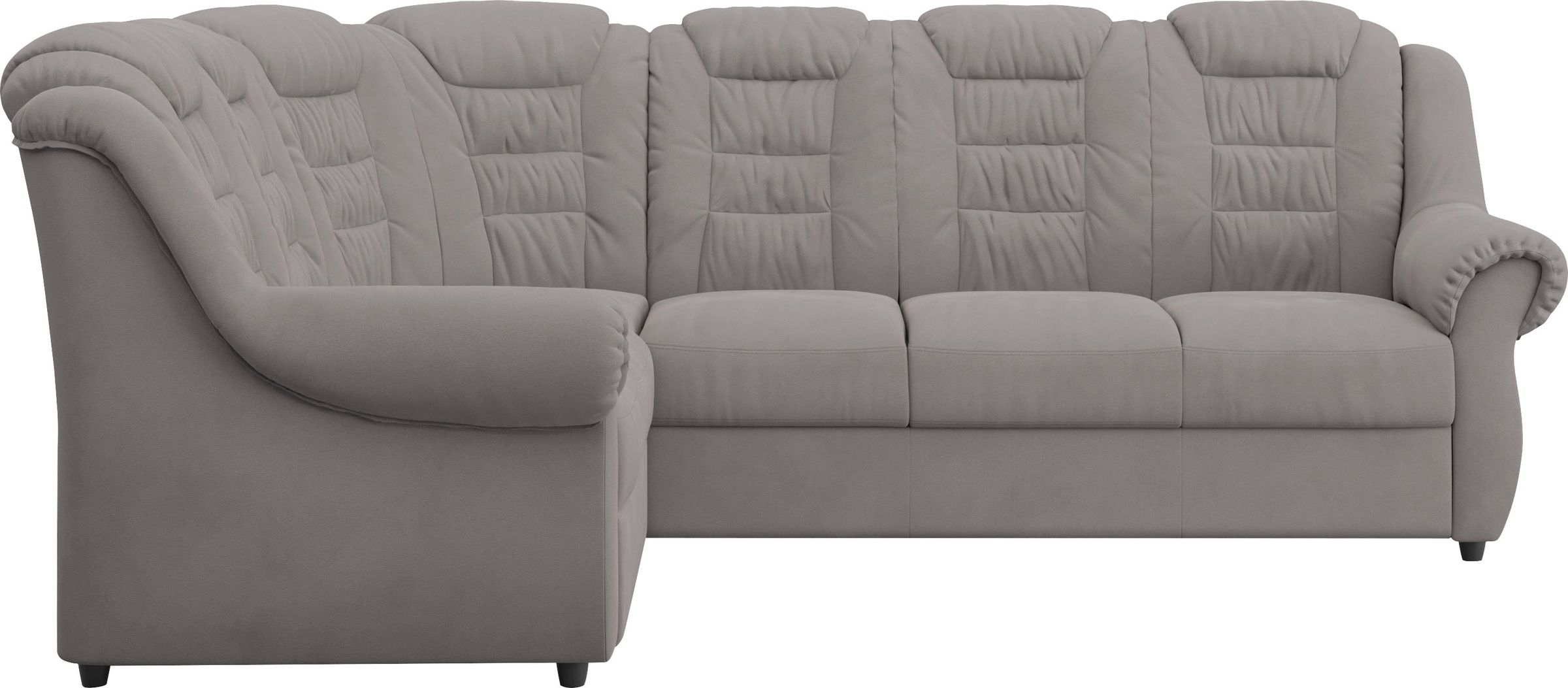 Home affaire Ecksofa »Boston L-Form«, mit hoher Rückenlehne, wahlweise mit Bettfunktion & Stauraum