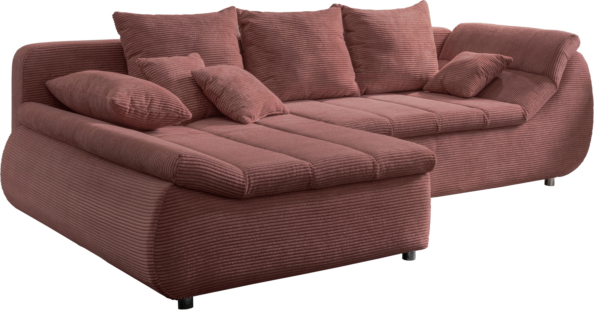 Thumbnail - Home affaire Ecksofa "Imola, bequem, aktuelle Steppung im Sitz, L-Form, Breite 270cm" wahlweise mit Bettfunktion