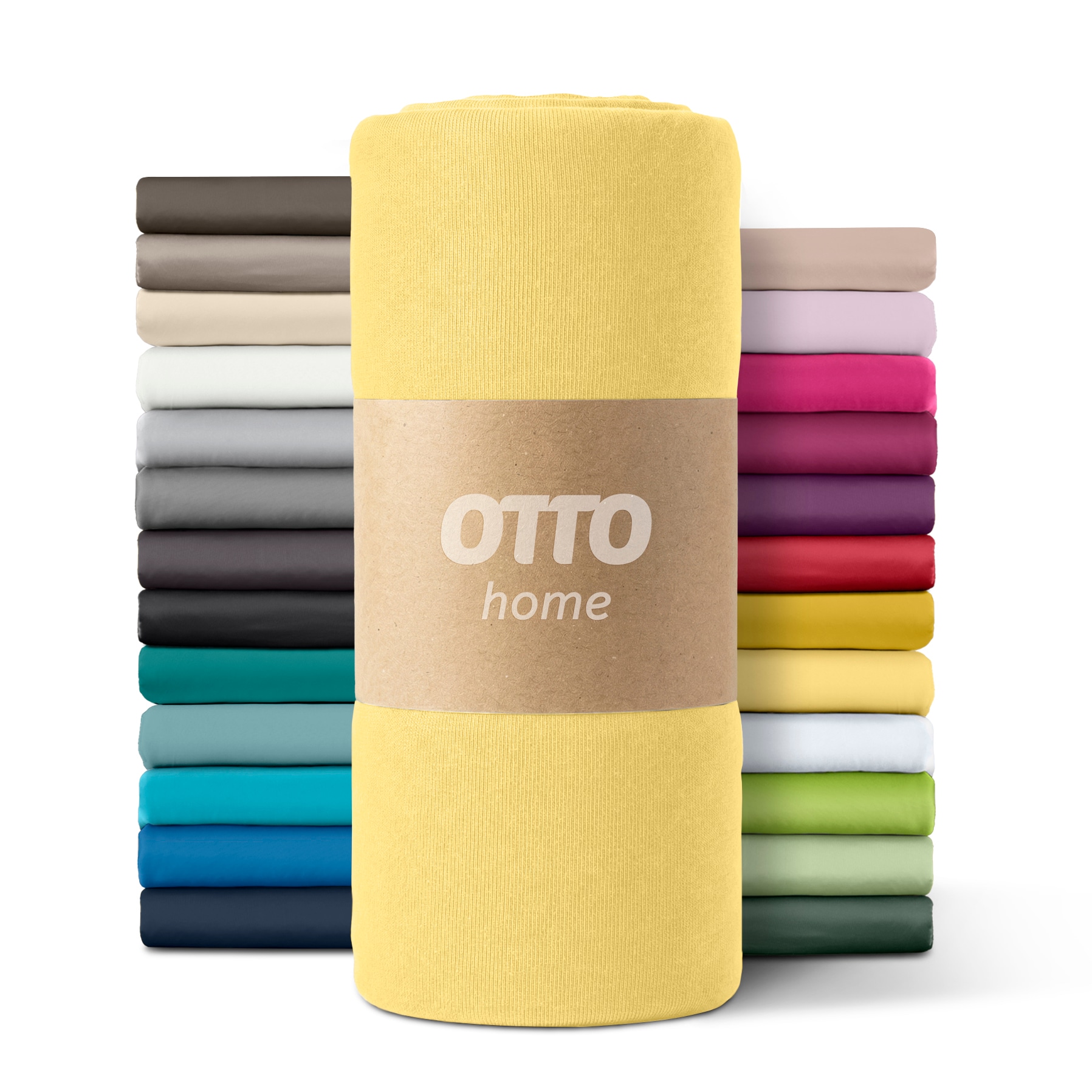 OTTO home Spannbettlaken "PAPRIKA Microfaser-Jersey und warme Fleece-Qualität" Bettlaken Laken Spannbettuch, schnelltrocknend