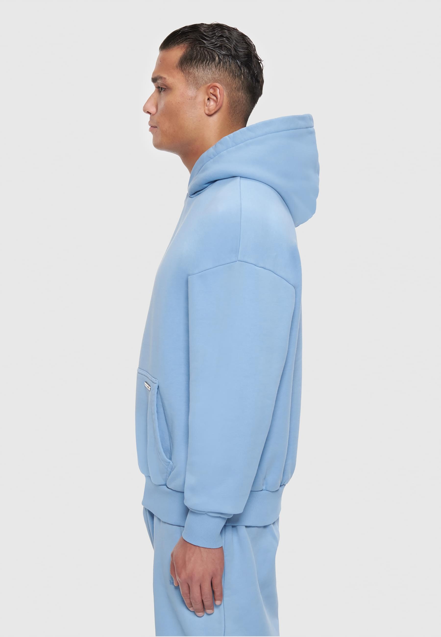 Dropsize Kapuzensweatshirt »Dropsize Herren Bazix Republiq Super Heavy Blank Hoodie« 1 Stk. tlg.