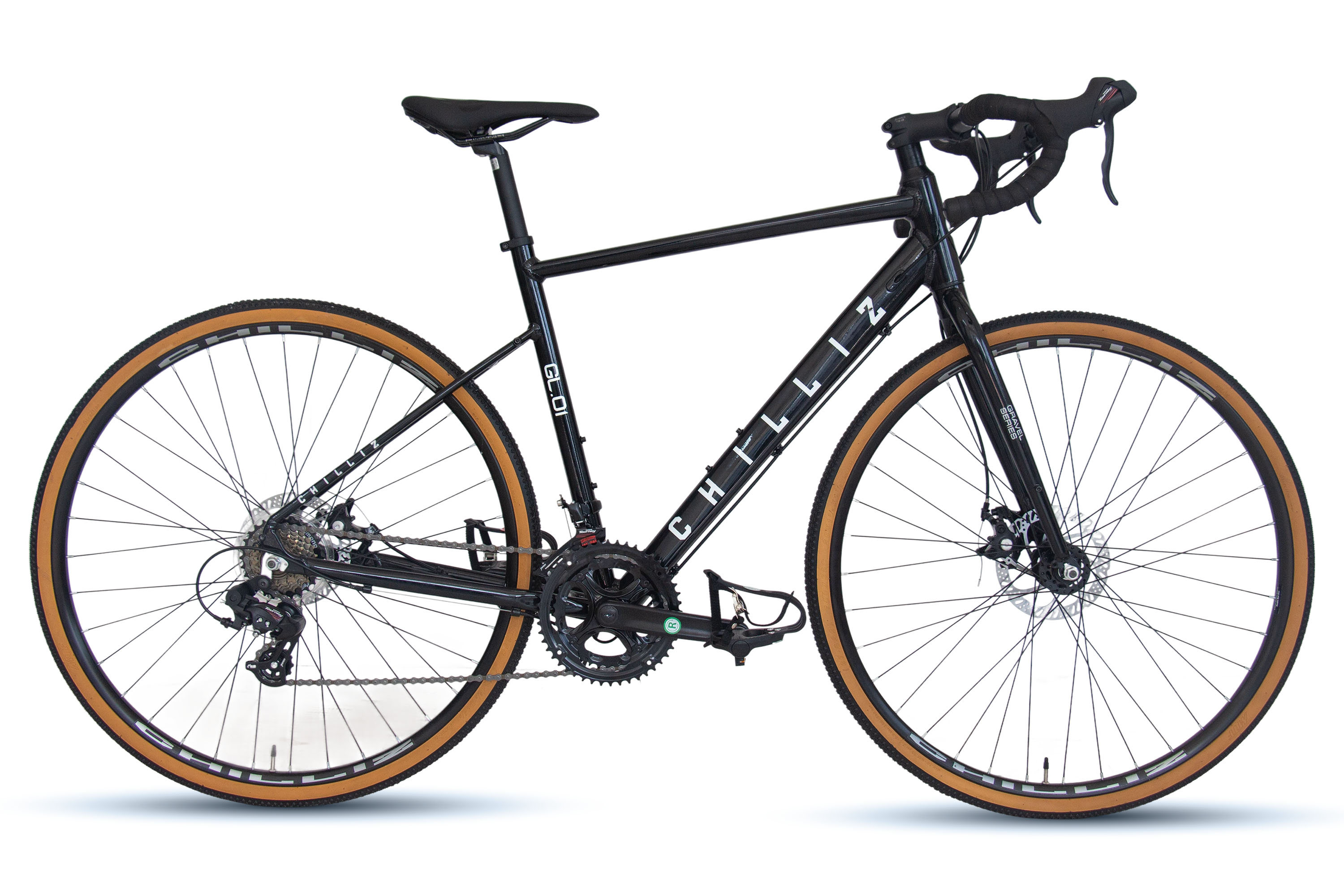CHILLIZ Gravelbike "GL.01" 14 Gang Shimano Tourney Schaltwerk Kettenschaltung