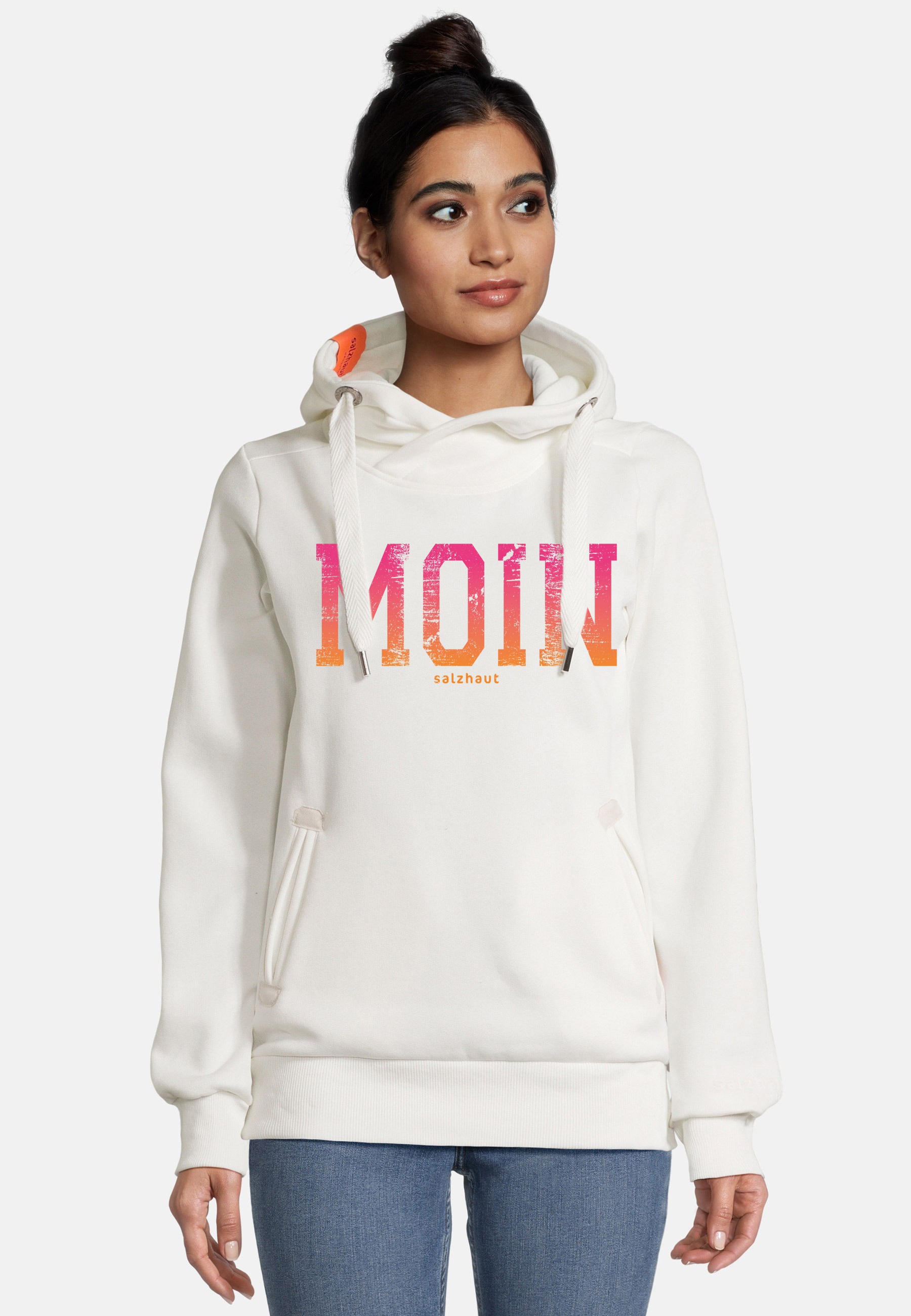 salzhaut Kapuzenpullover "Hoodie SÜNN - MOIN FARBVERLAUF" günstig online kaufen