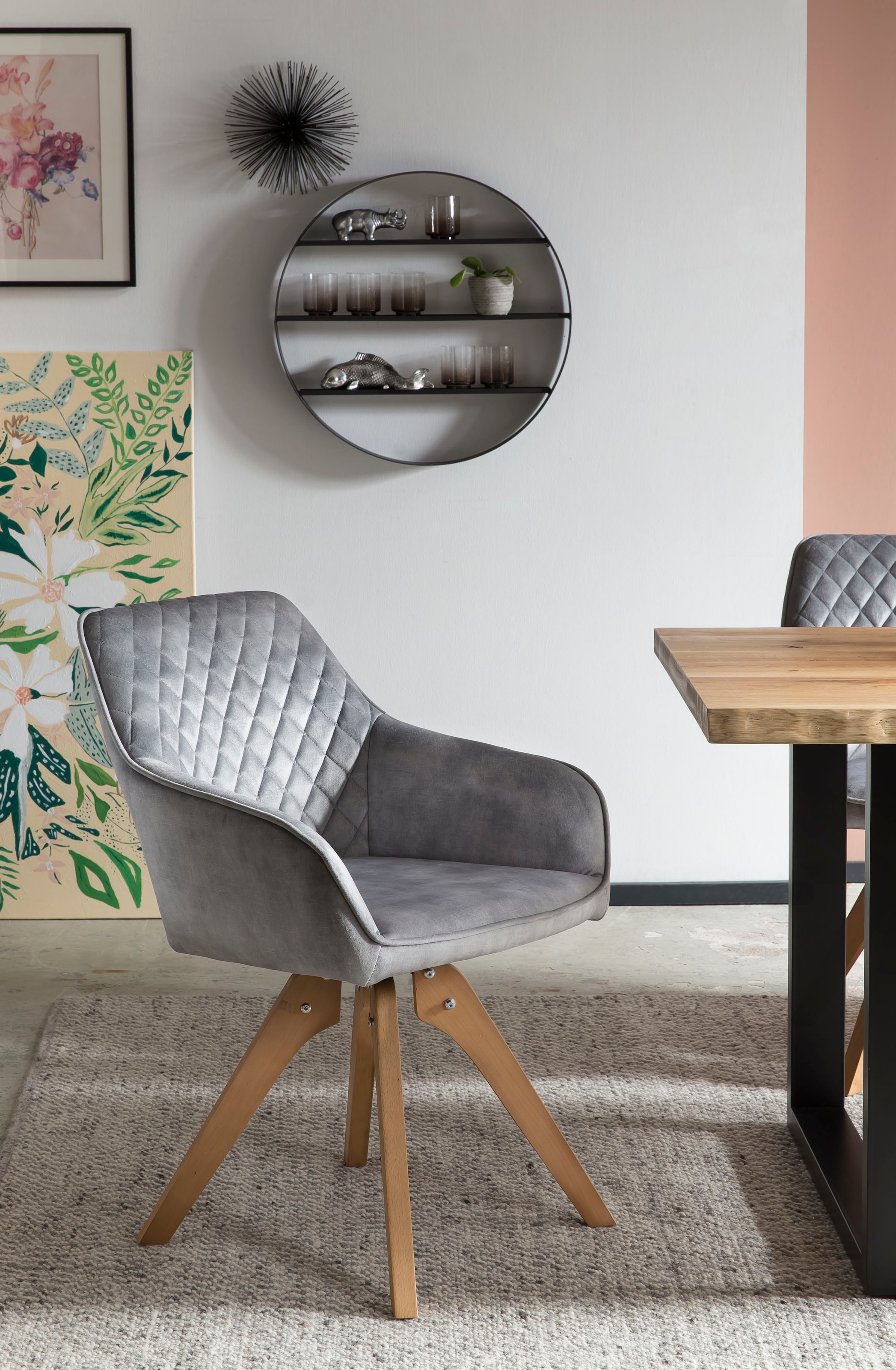 SalesFever Armlehnstuhl "Växjö - Esszimmerstuhl Komfort und Stil" () 1 Stk. günstig online kaufen