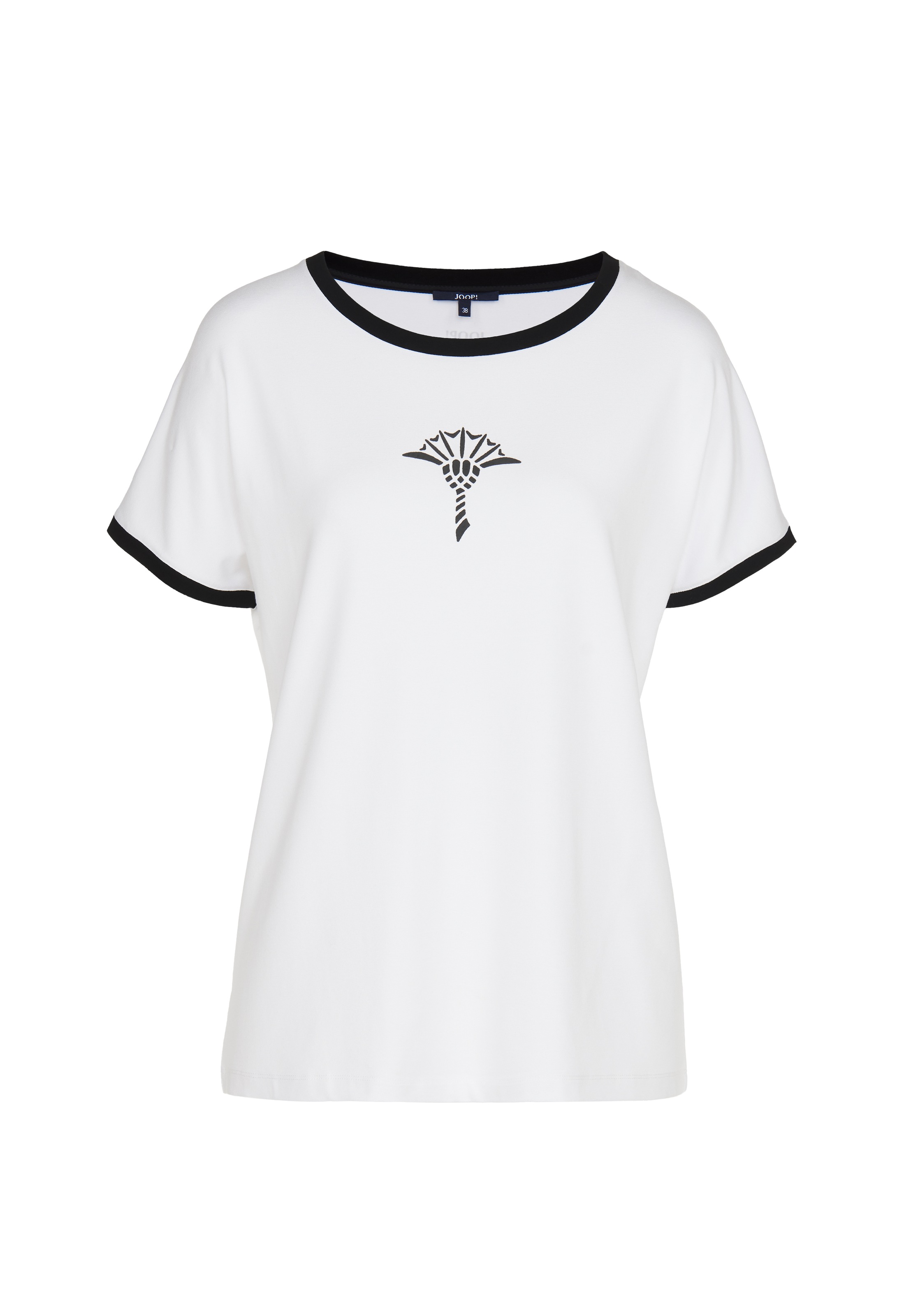 JOOP Pyjamaoberteil "Move" Kurzarm, atmungsaktiv, Cornflower-Print günstig online kaufen