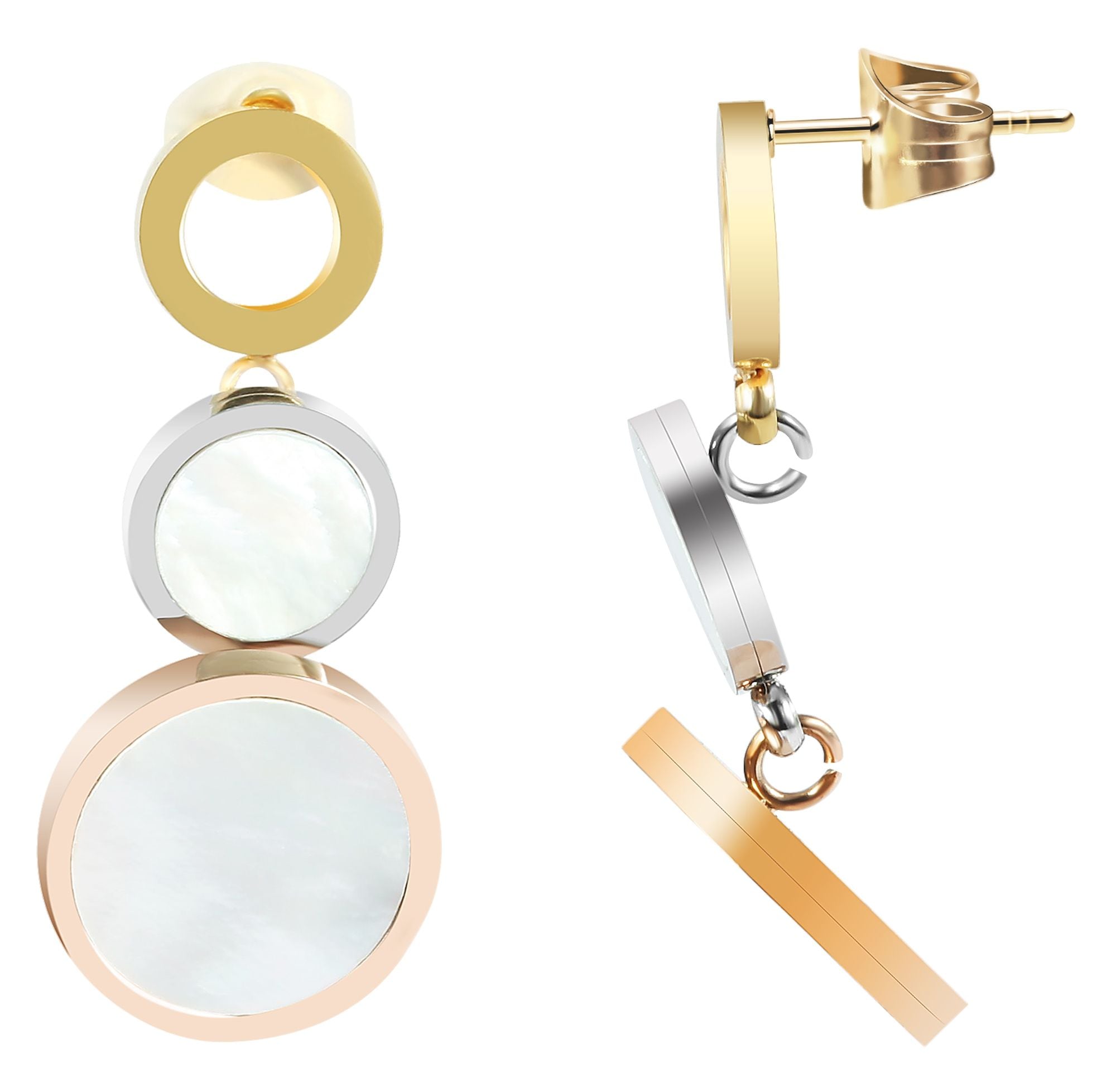 Adelia´s Paar Ohrhänger "Damen Ohrringe – Ohrstecker aus Edelstahl mit Perl günstig online kaufen