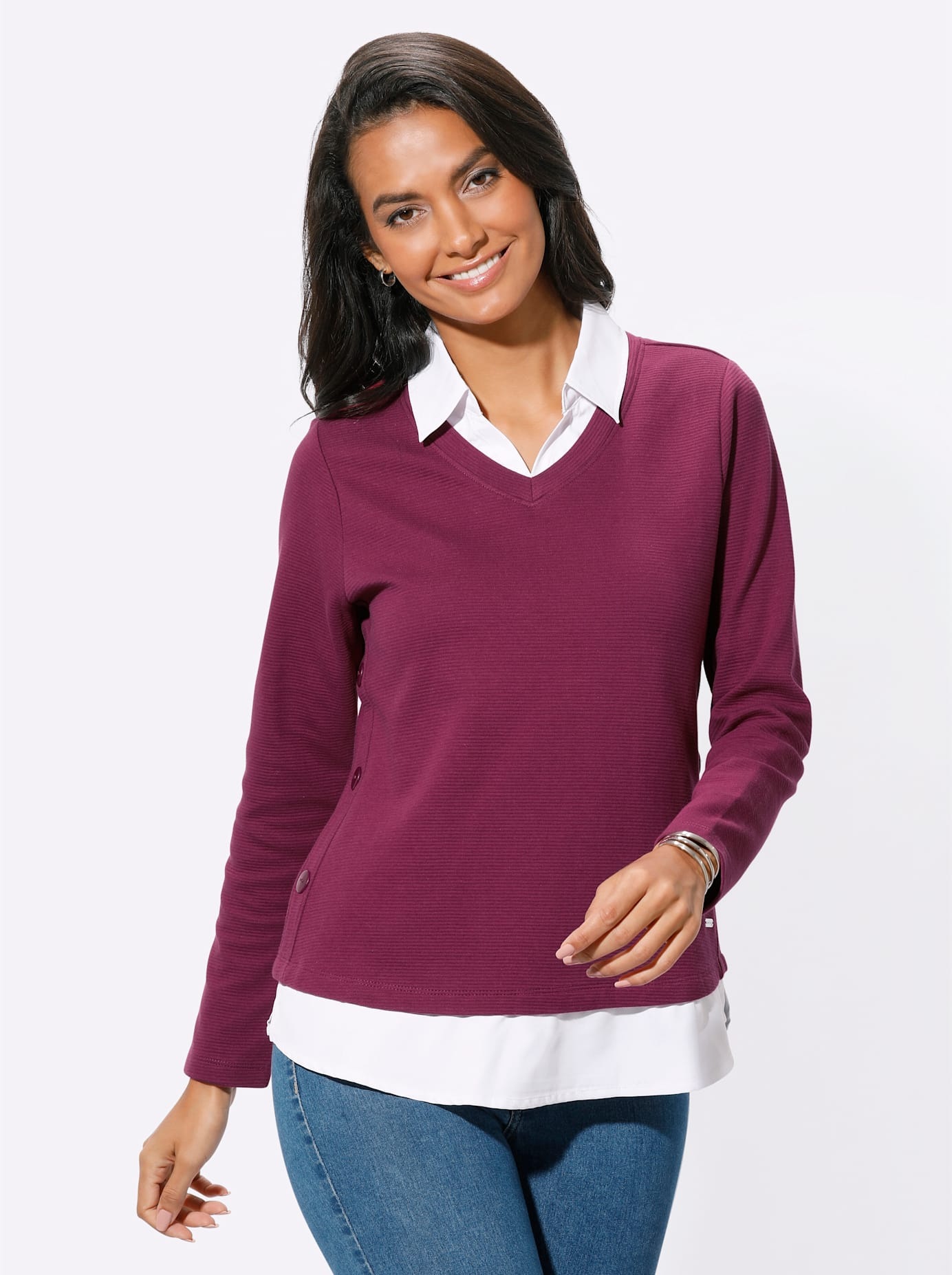 Casual Looks 2-in-1-Shirt "Shirt" 1 Stk. günstig online kaufen