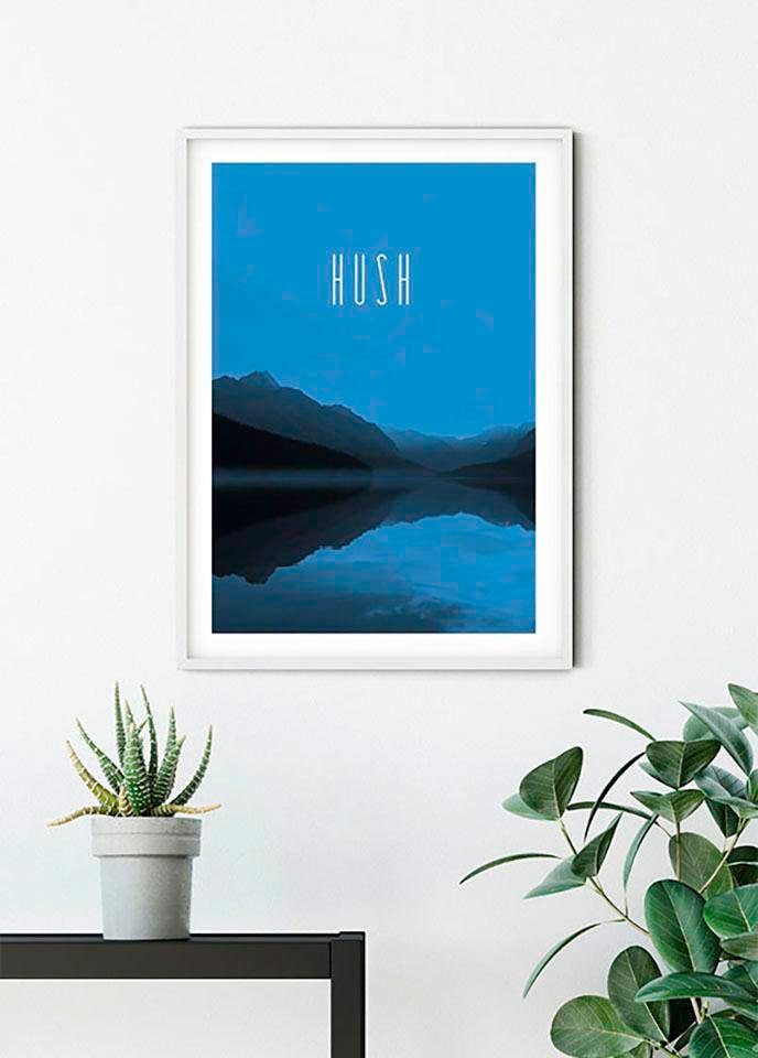 Blue«, Schlafzimmer, Wohnzimmer »Word BAUR Kinderzimmer, Komar | Lake Poster (1 Hush St.), Natur,