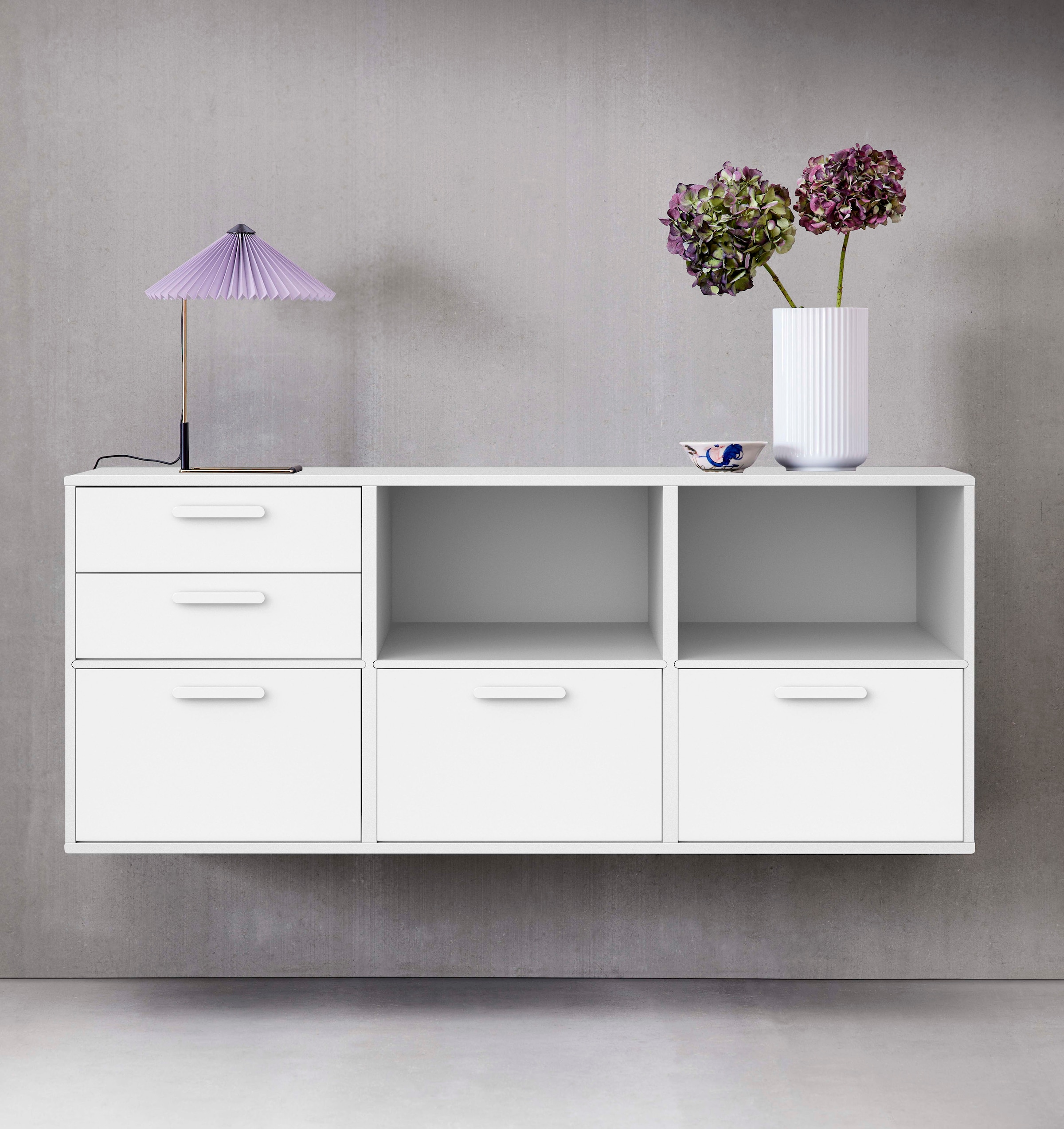 Hammel Furniture Sideboard »Keep by Hammel«, mit 2 Schubladen und 3 Türen, Breite 133,8 cm, flexible Möbelserie