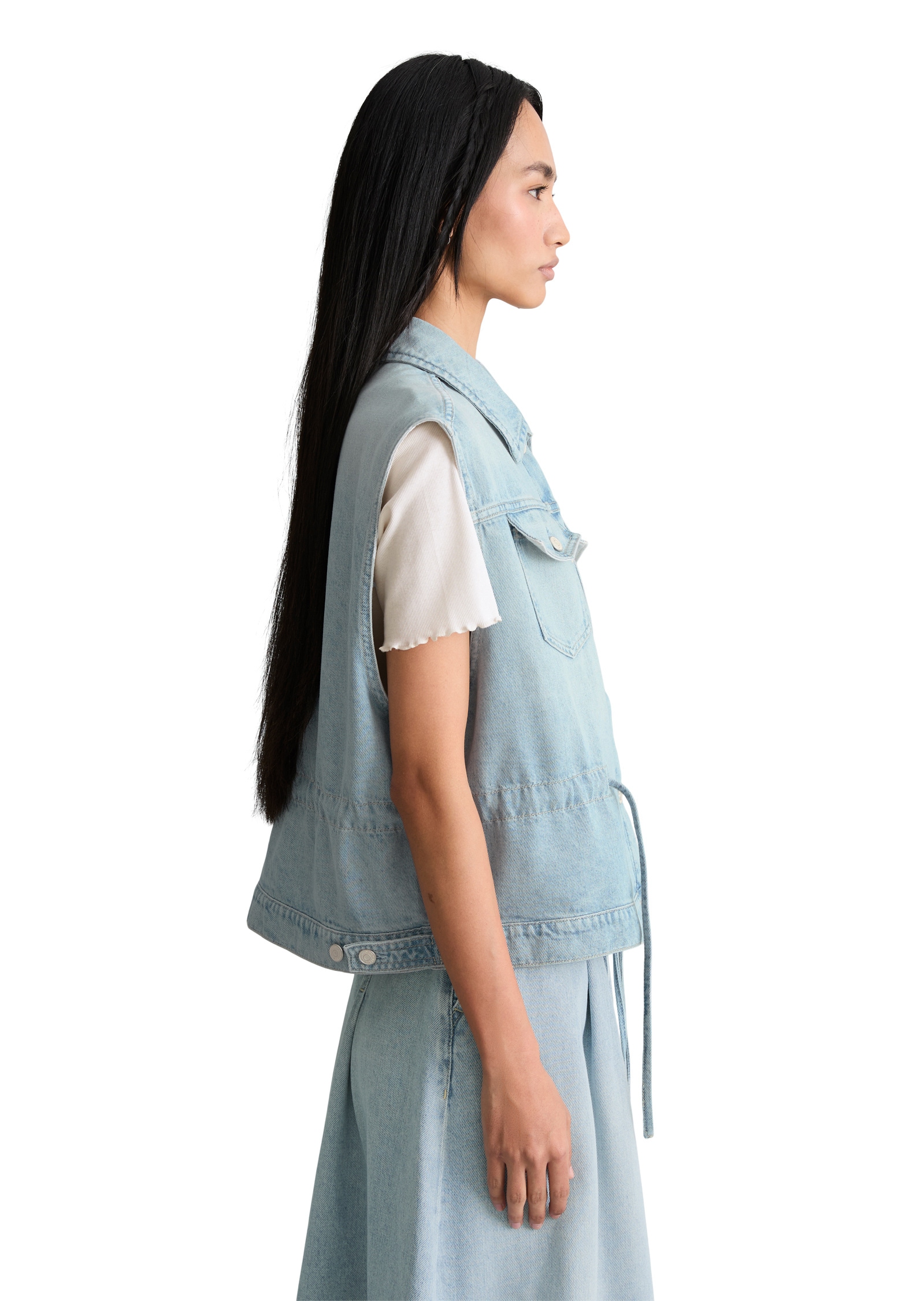 Marc O'Polo DENIM Jeansweste »mit Taillen-Tunnelzug«
