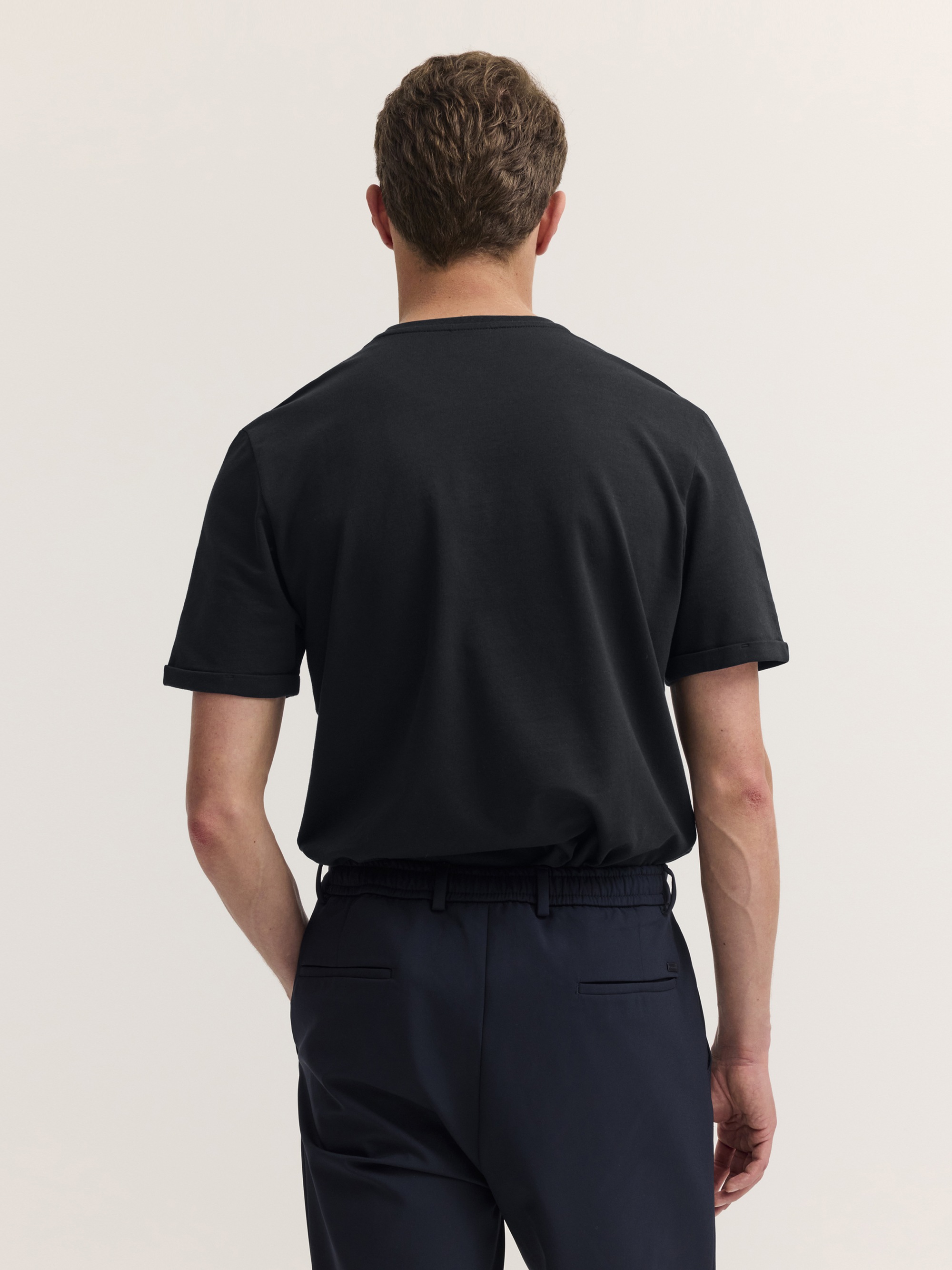 bugatti T-Shirt »Oversized Fit« Oversized Fit Baumwolle Rundhals Brustprint