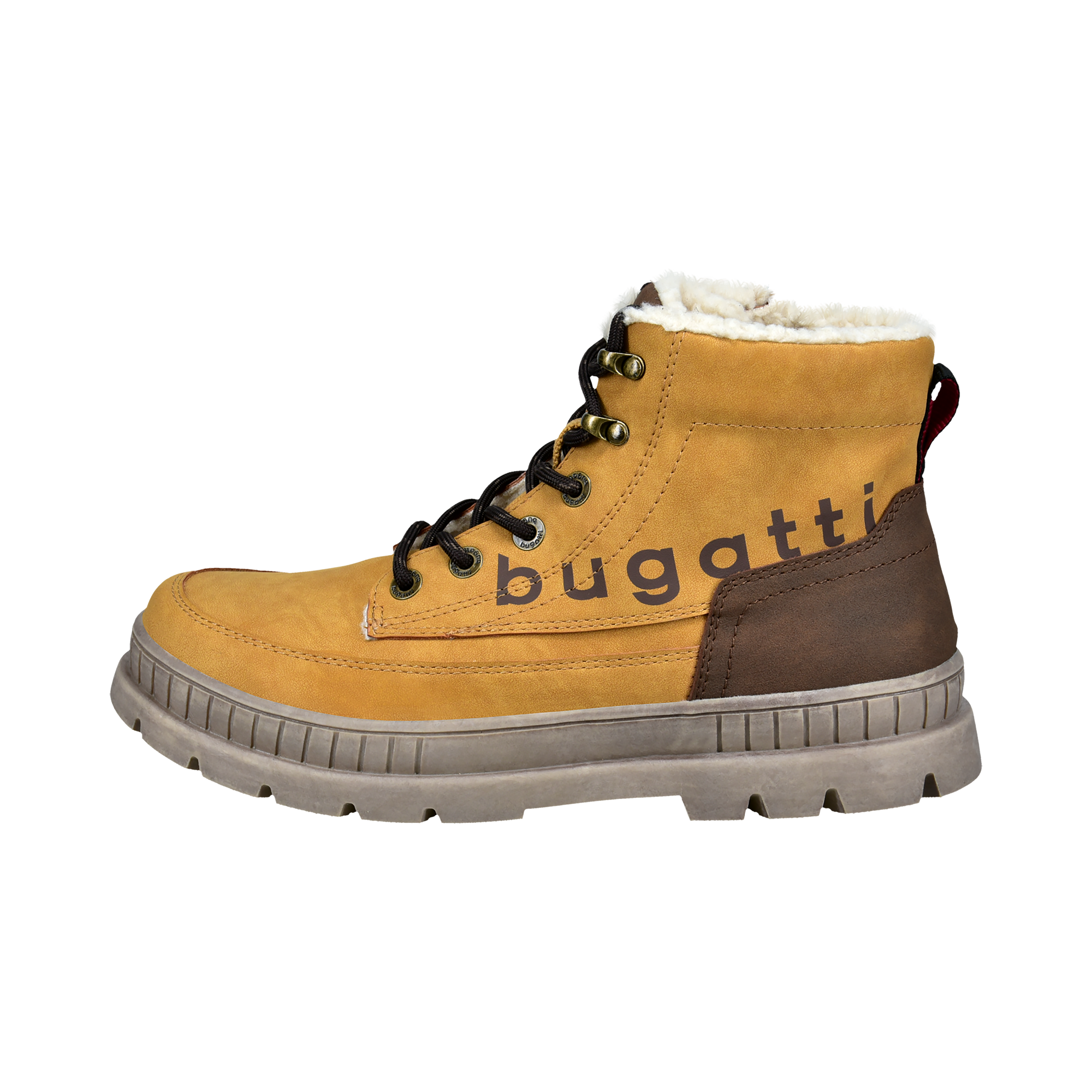 bugatti Winterboots, Plateauboots, Schnürboots mit Plateausohle