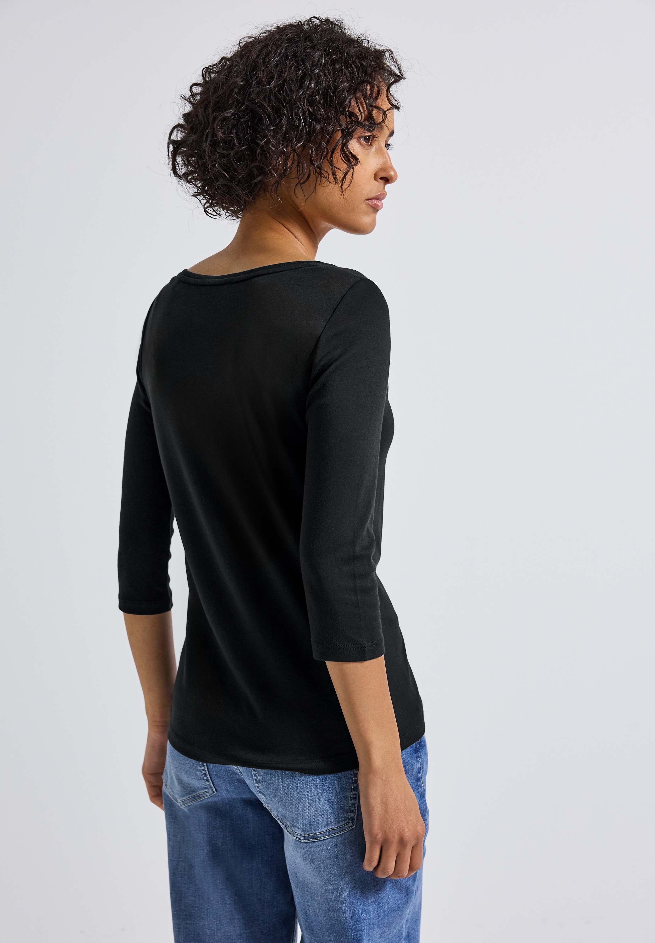 STREET ONE 3/4-Arm-Shirt, im soften Baumwoll-Mix günstig online kaufen
