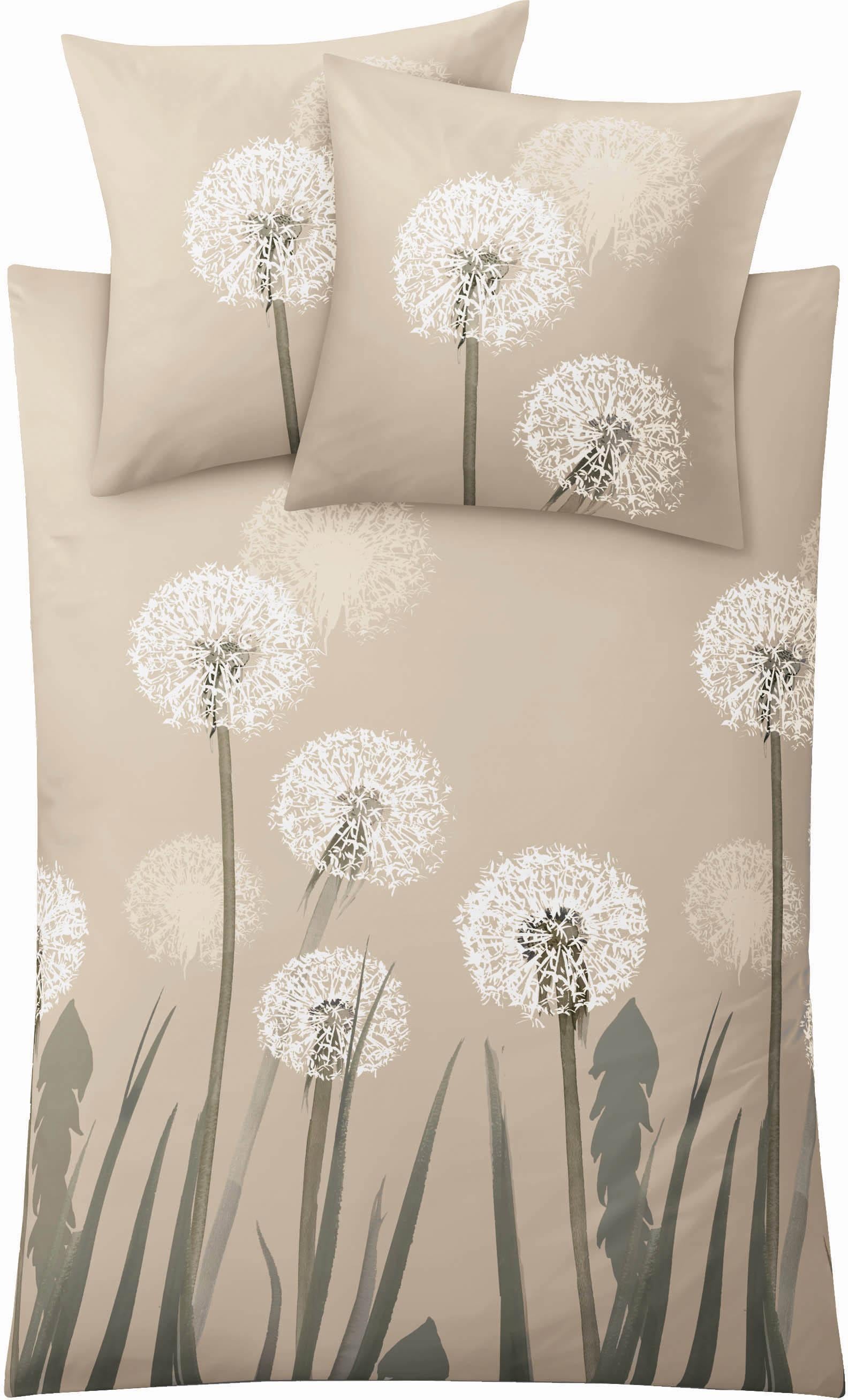 Kleine Wolke Bettwäsche "Belfiore" 2 Stk. mit Pusteblumen günstig online kaufen