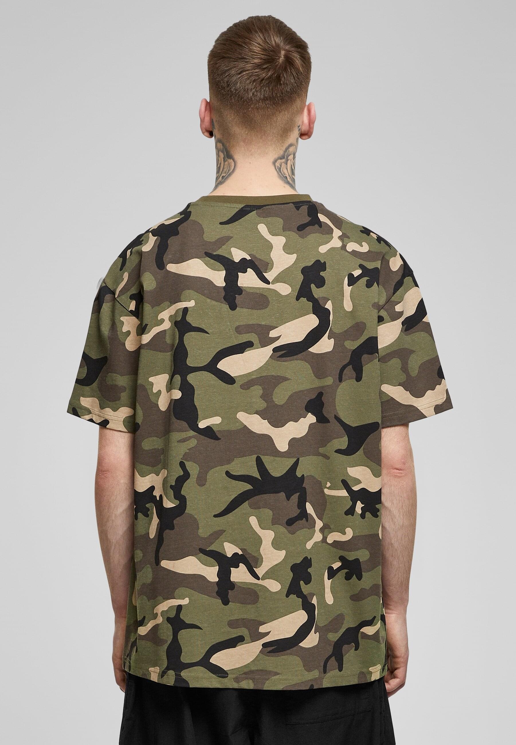 URBAN CLASSICS T-Shirt »Urban Classics Herren Heavy Oversized Camo Tee«, (1 tlg.)
