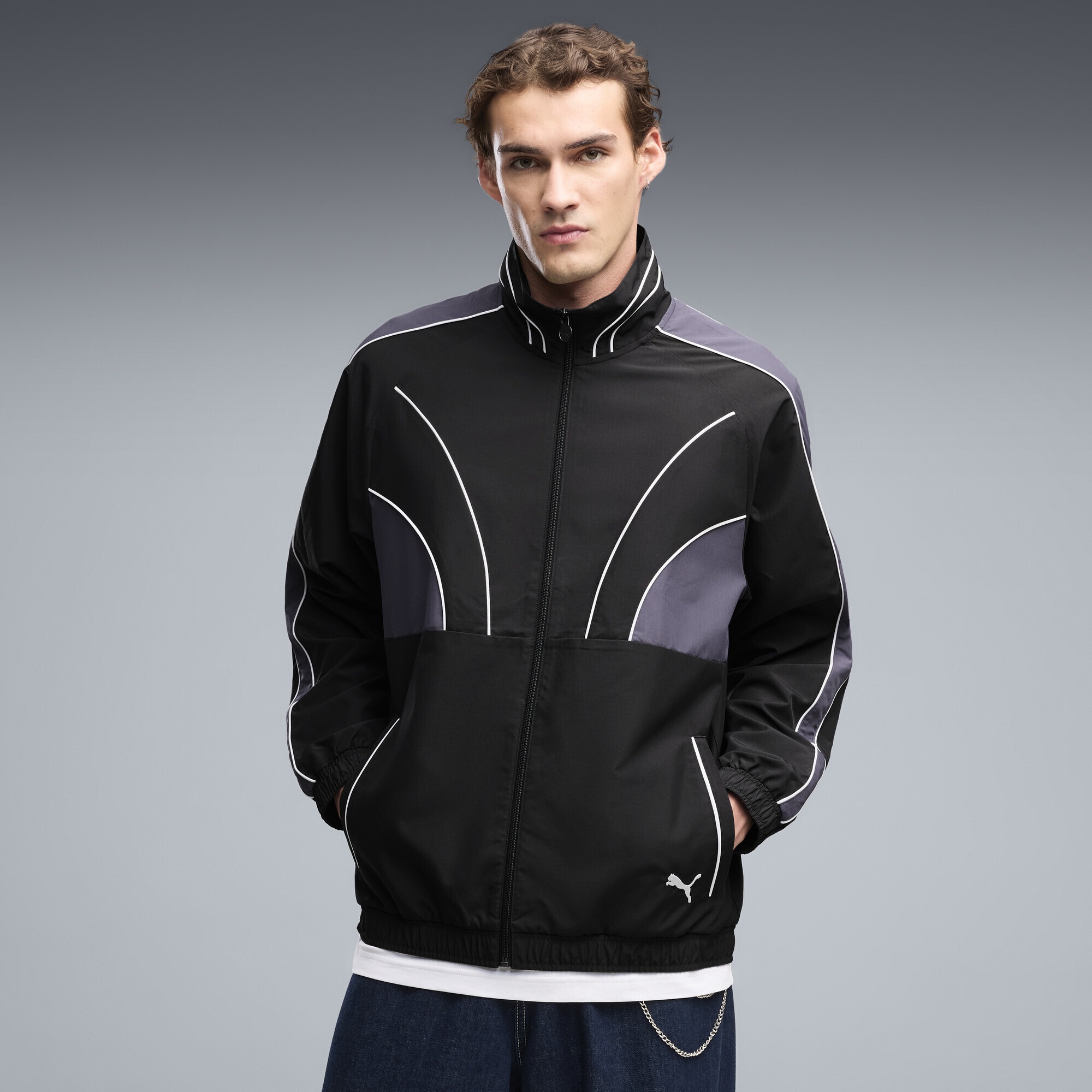 PUMA Trainingsjacke »T7 Relaxed Gewebte Trainingsjacke Herren«