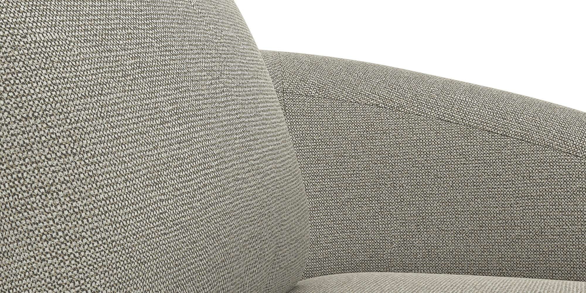 FLEXLUX Wohnlandschaft »Torino, rund, L-Form, Sofa-Ecke mit Recamiere, Longchair-Sofa«, Modernes, organisches Sofa-Design, Kaltschaum, Wellenunterfederung