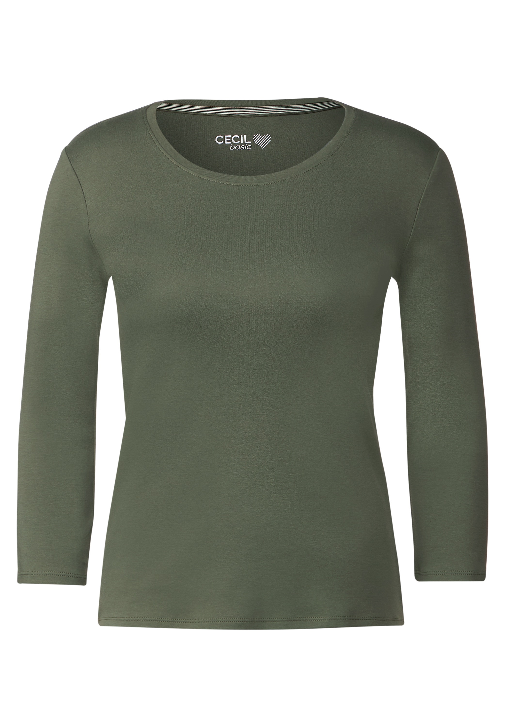 Cecil 3/4-Arm-Shirt, aus reiner Baumwolle