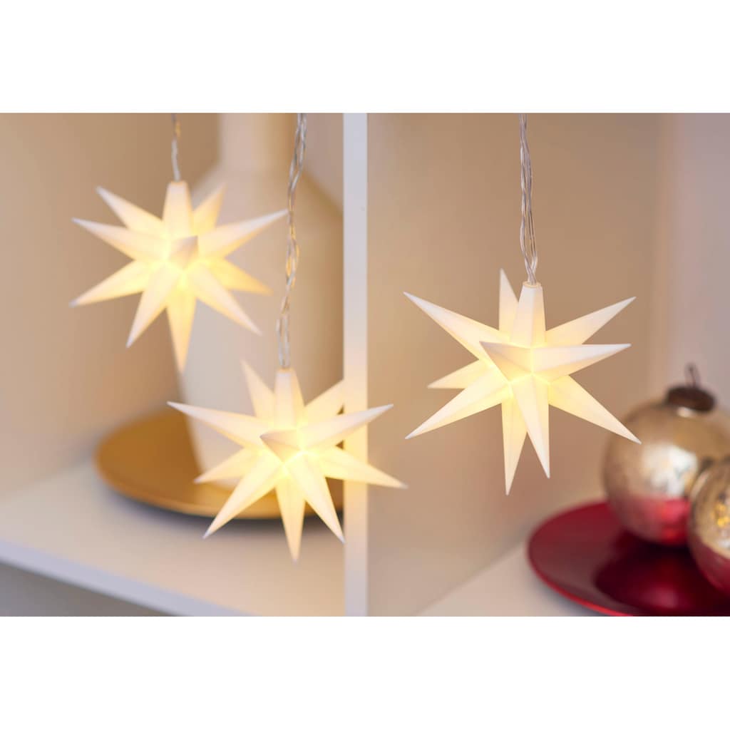 IC Winterworld LED-Lichterkette »Weihnachtsbeleuchtung mit Sternen, LED Deko«, 3 St.-flammig