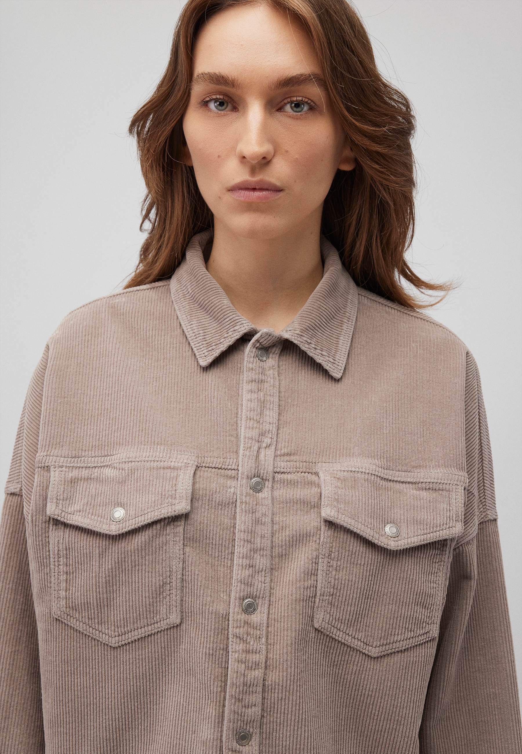 Mavi Langarmbluse »FIONA«, Boyfriend Cord Overshirt