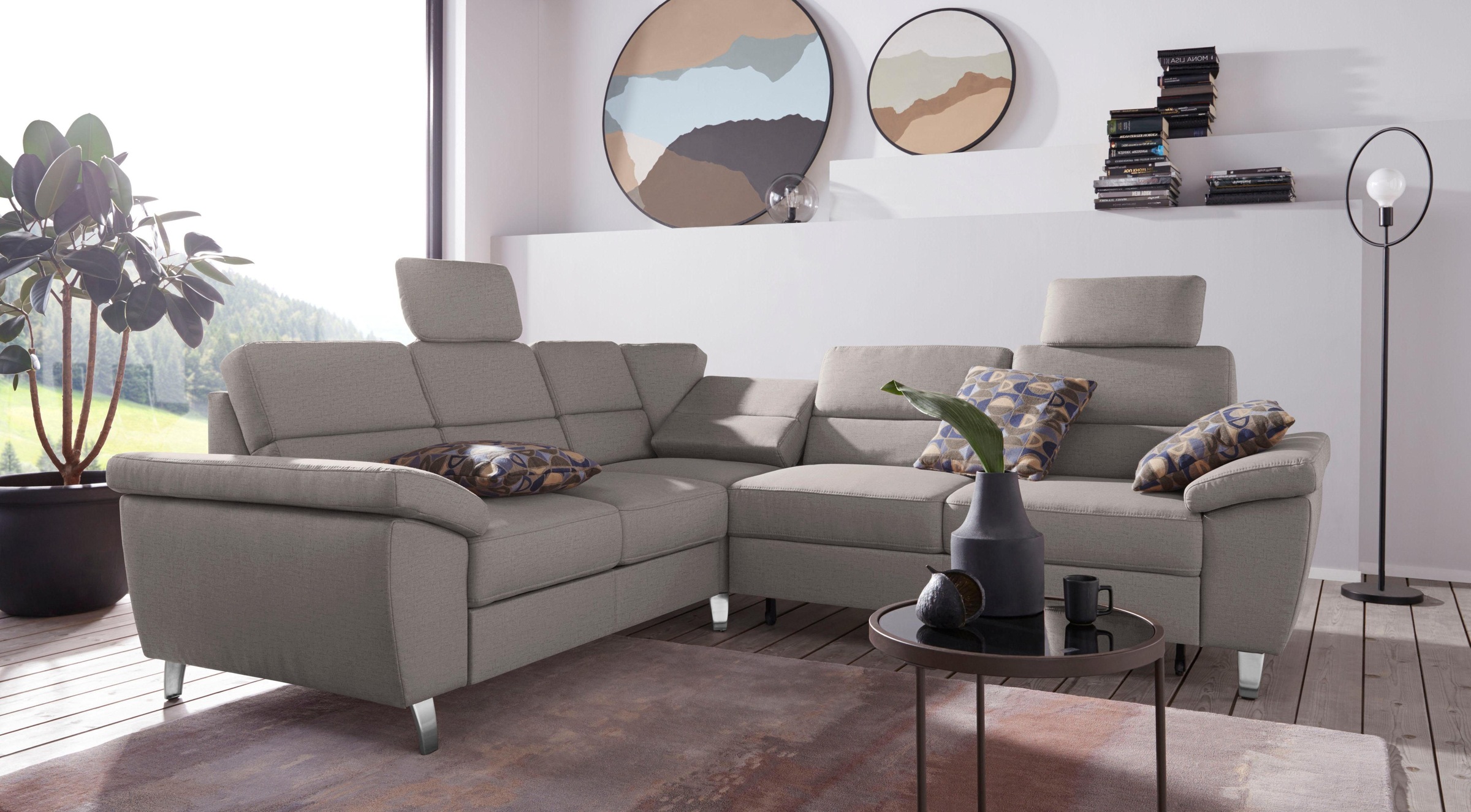 sit&more Ecksofa »Sorano L-Form«, wahlweise mit Bett- und Relaxfunktion, inkl. Bettkasten