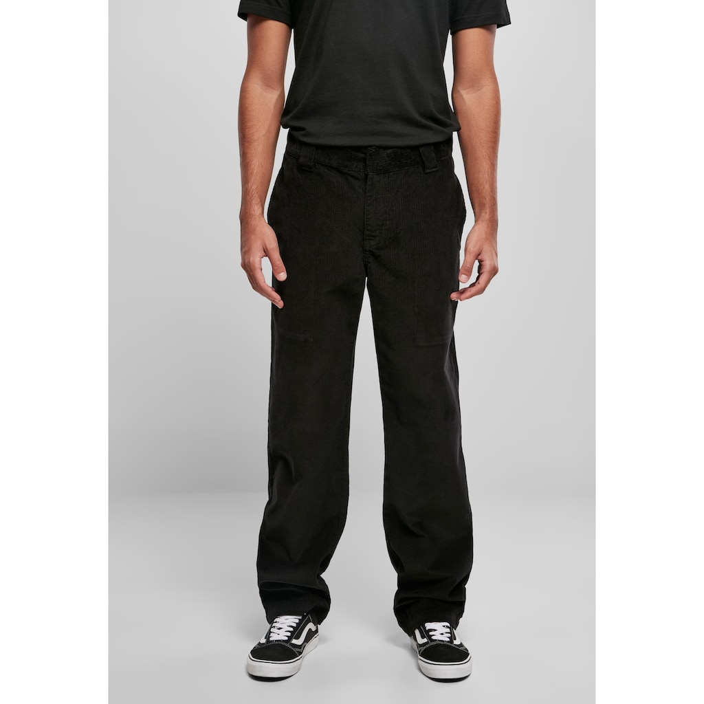 URBAN CLASSICS Stoffhose »Urban Classics Herren Corduroy Workwear Pants«, (1 tlg.)