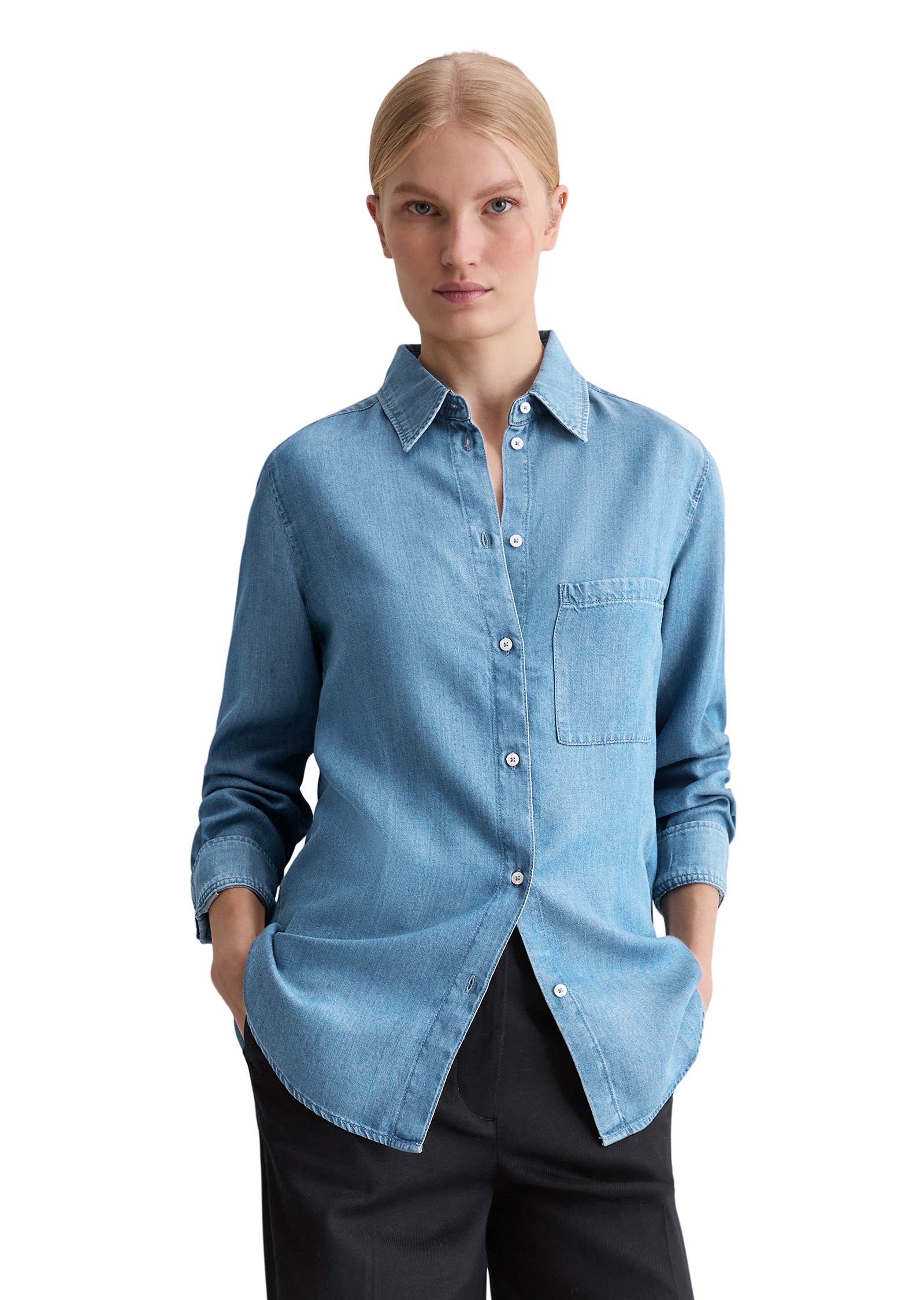 Marc OPolo Jeansbluse "aus TENCEL™ Lyocell" günstig online kaufen