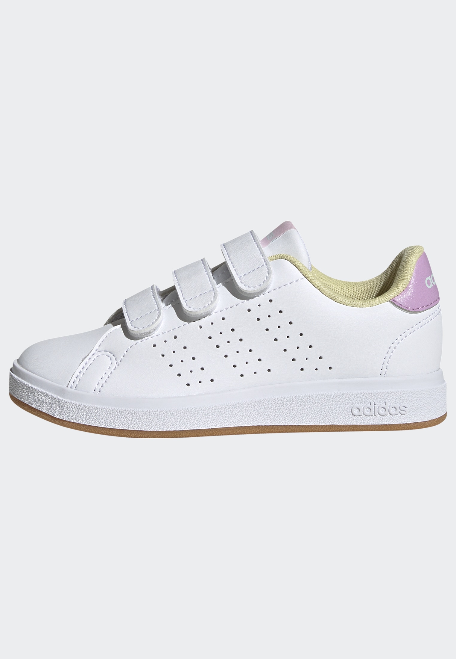 adidas Sportswear Klettschuh »ADVANTAGE BASE 2.0 KIDS«, Design auf den Spuren des adidas Stan Smith