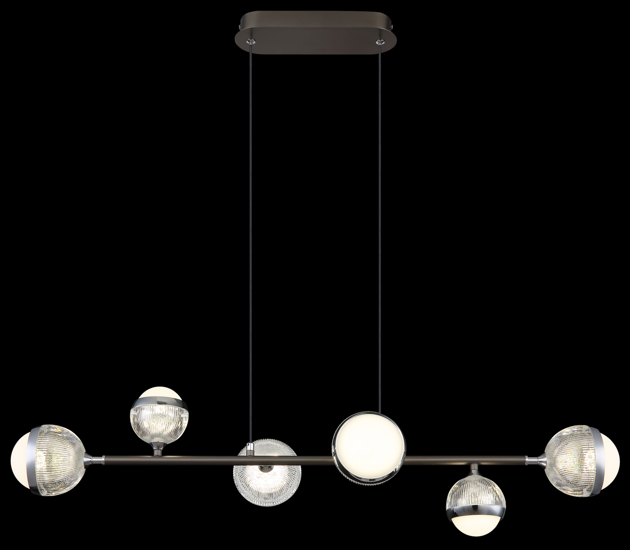 GLOBO LIGHTING LED Pendelleuchte »UNTSY«, Leuchtmittel LED-Modul | LED fest integriert, Hängelampe/Hängeleuchte/Wohnzimmer/Esstisch/elegant