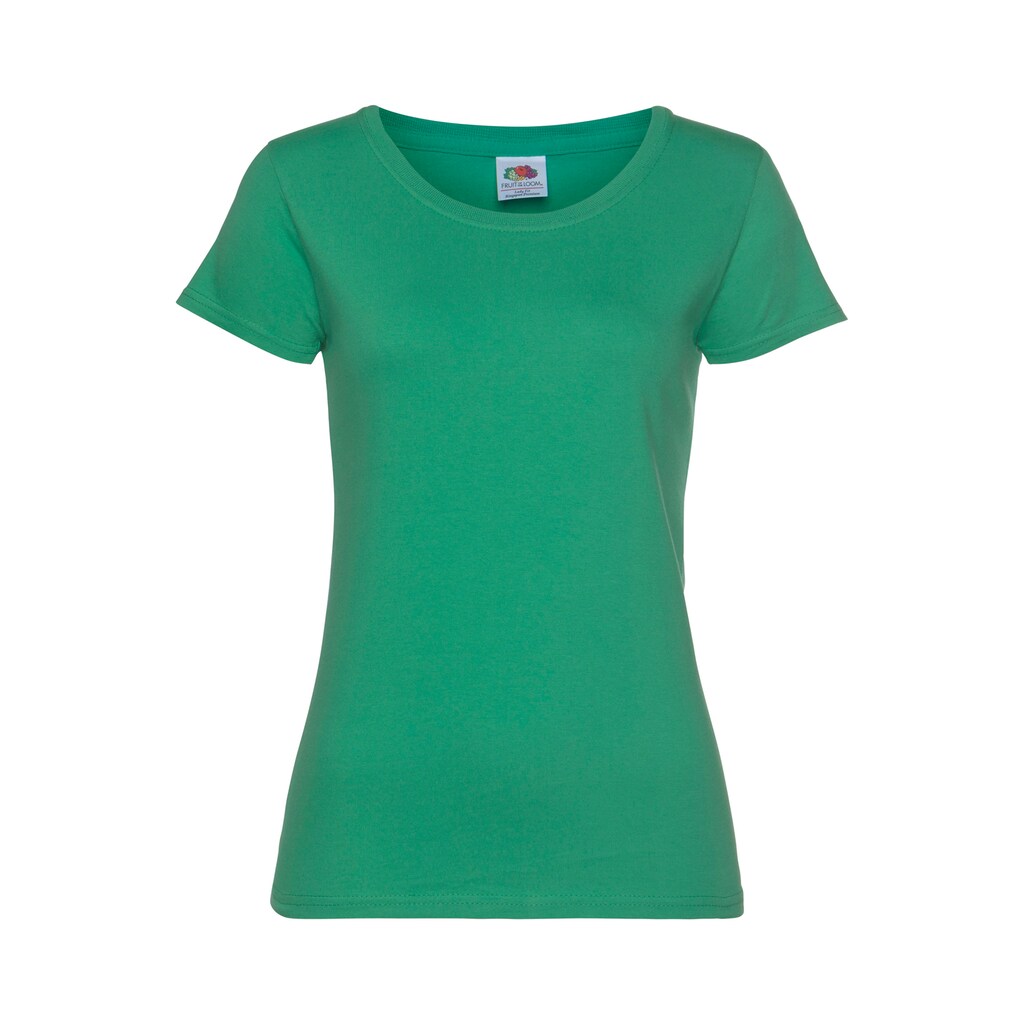 Fruit of the Loom Rundhalsshirt »Lady Fit Premium«, (Packung, 2 tlg., 2er-Pack)